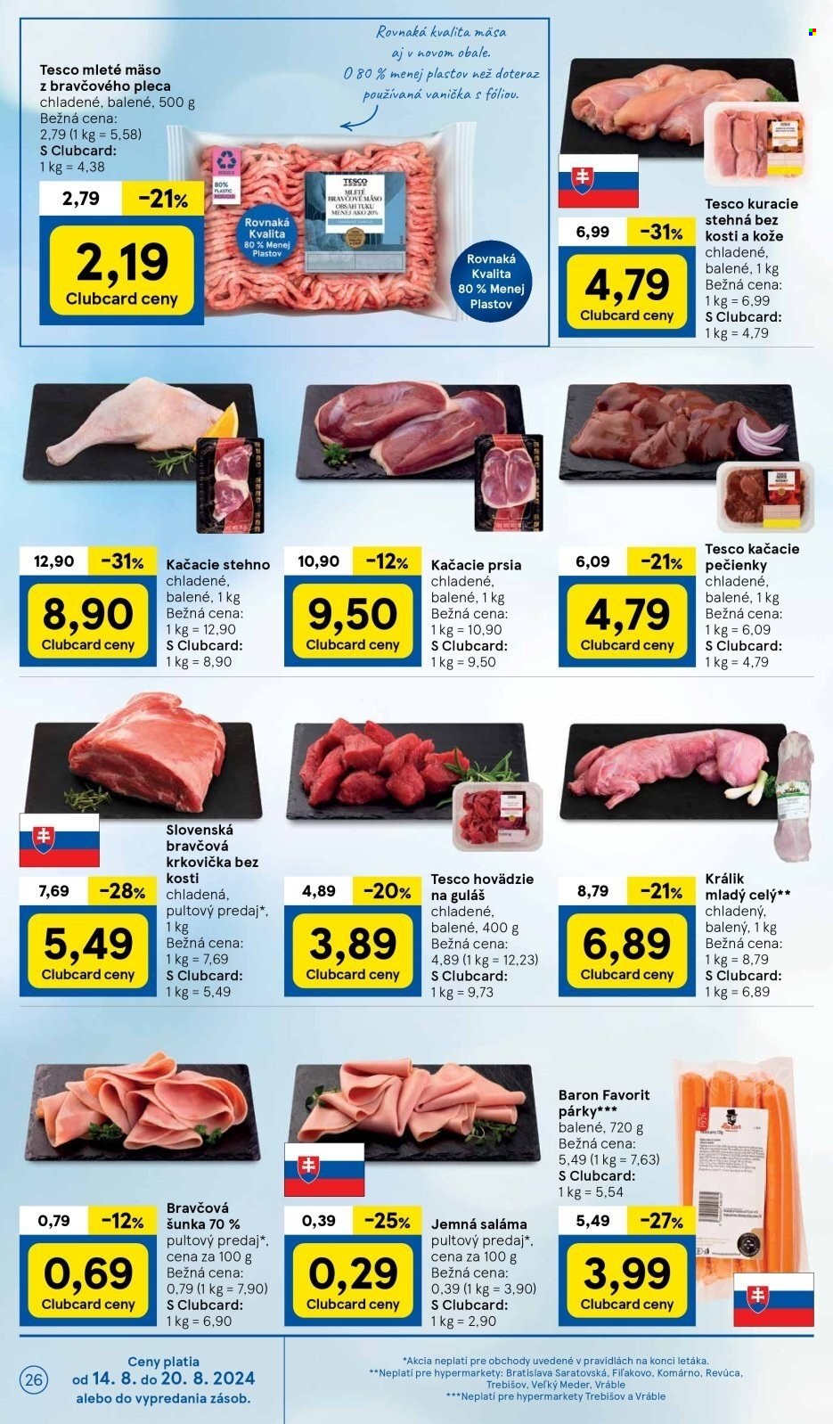 Leták TESCO hypermarket - 14.8.2024 - 20.8.2024. Strana 26
