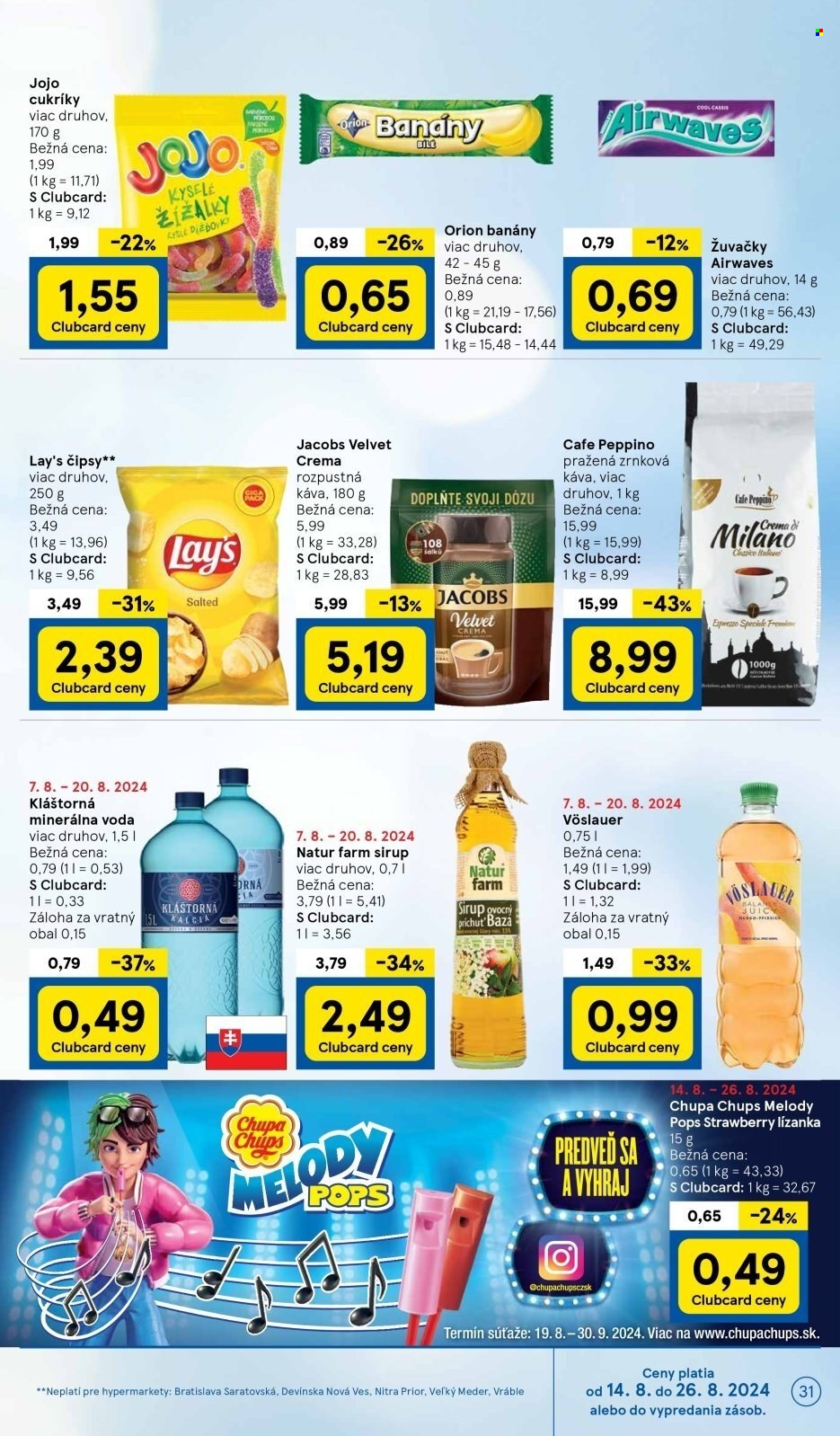 Leták TESCO hypermarket - 14.8.2024 - 20.8.2024. Strana 31