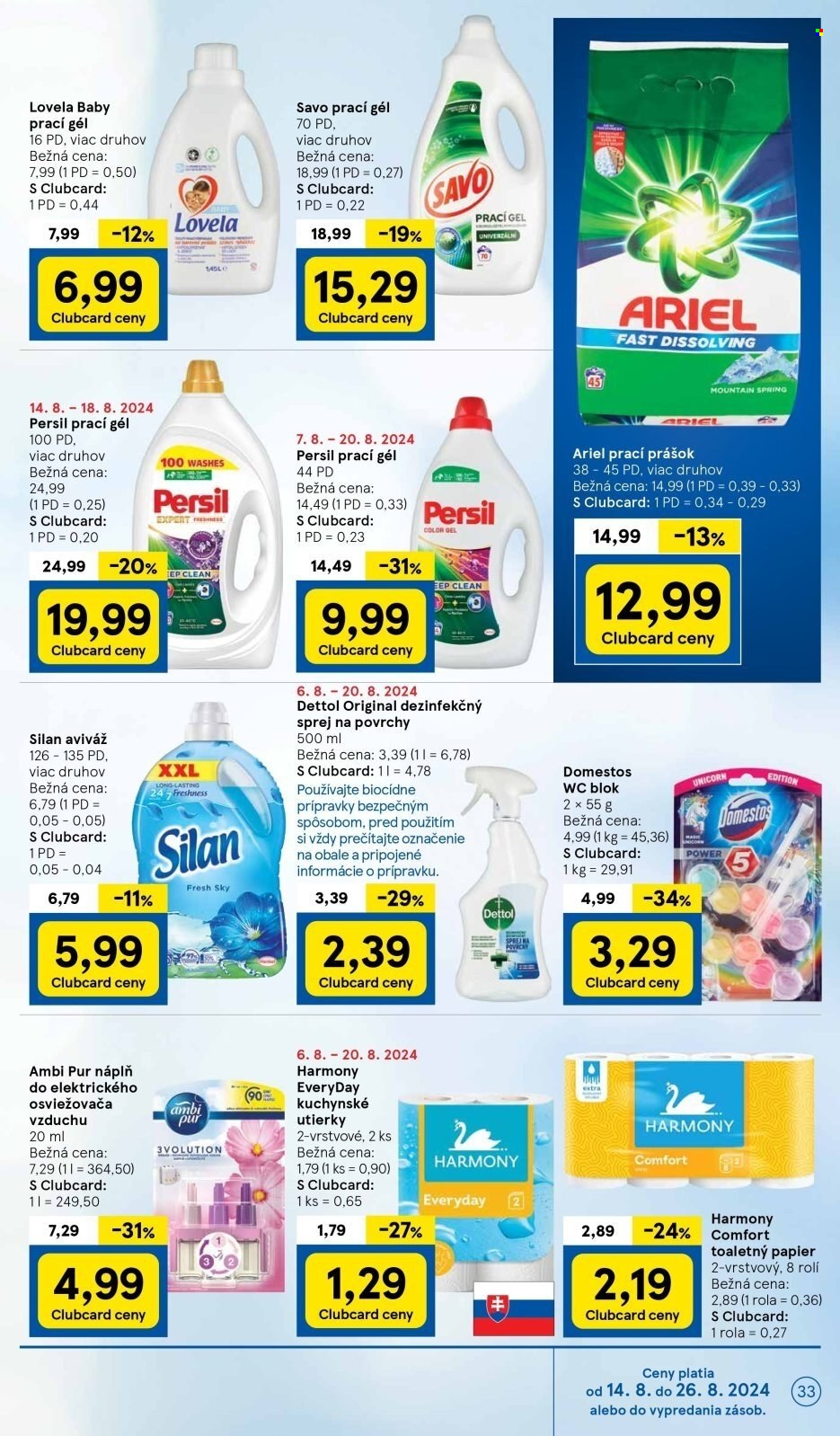 Leták TESCO hypermarket - 14.8.2024 - 20.8.2024. Strana 33