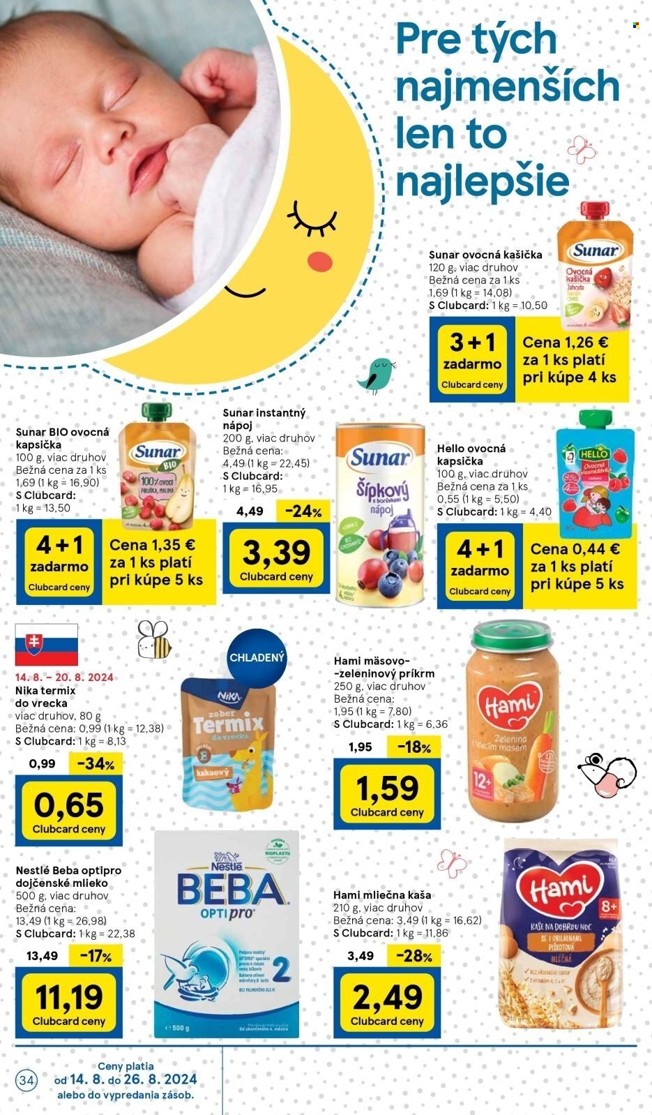 Leták TESCO hypermarket - 14.8.2024 - 20.8.2024. Strana 34