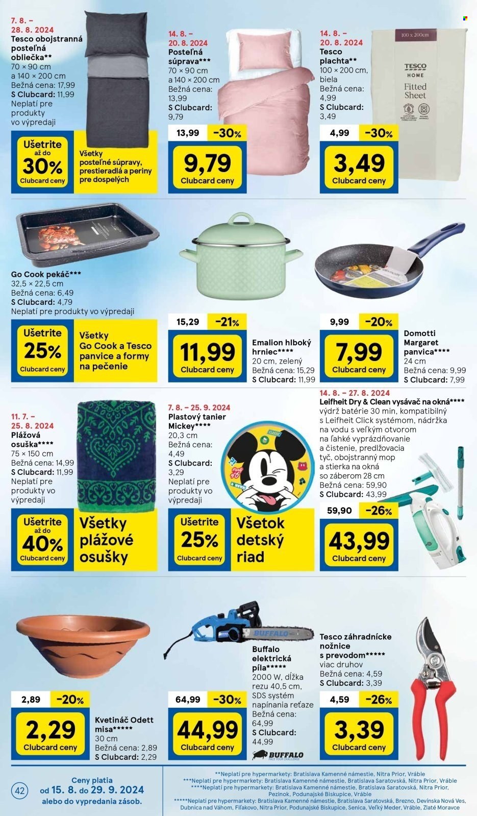 Leták TESCO hypermarket - 14.8.2024 - 20.8.2024. Strana 42