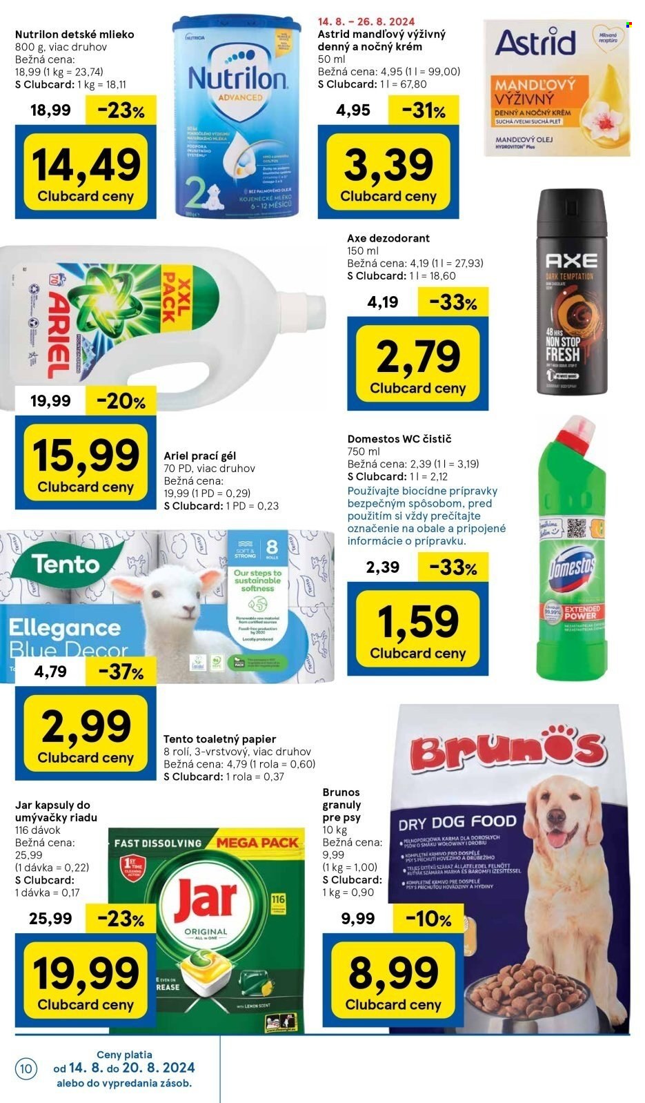 Leták TESCO supermarket - 14.8.2024 - 20.8.2024. Strana 10