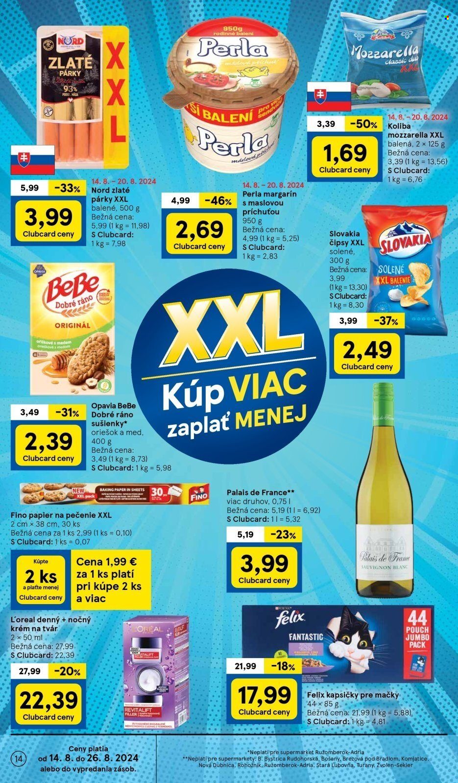 Leták TESCO supermarket - 14.8.2024 - 20.8.2024. Strana 14