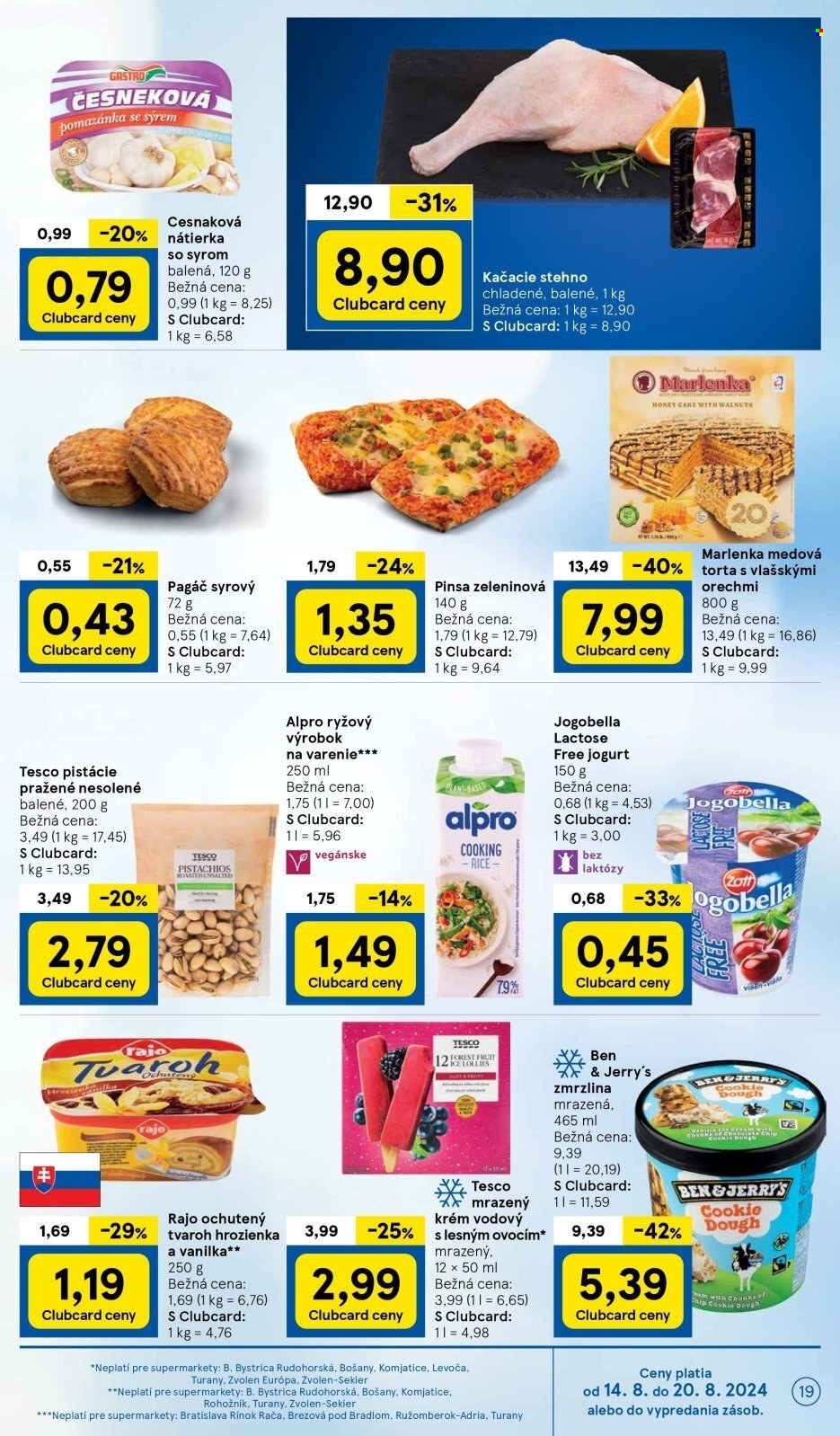 Leták TESCO supermarket - 14.8.2024 - 20.8.2024. Strana 19
