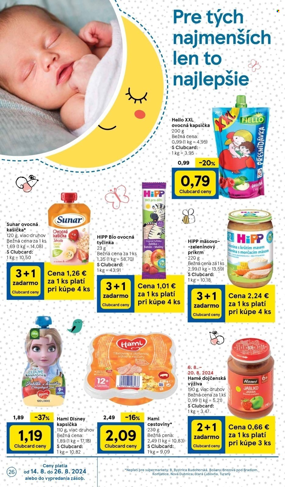 Leták TESCO supermarket - 14.8.2024 - 20.8.2024. Strana 26