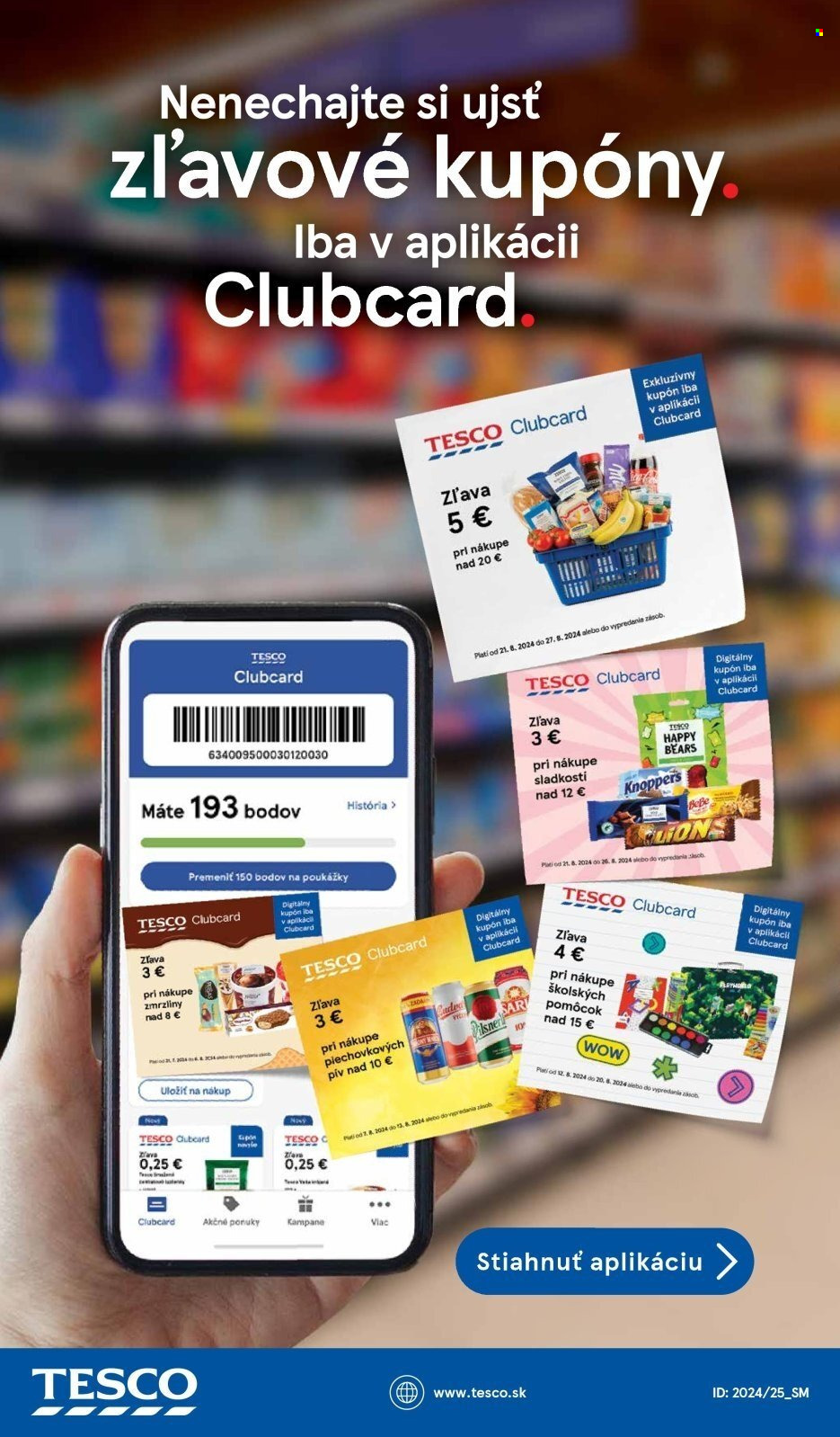 Leták TESCO supermarket - 14.8.2024 - 20.8.2024. Strana 28