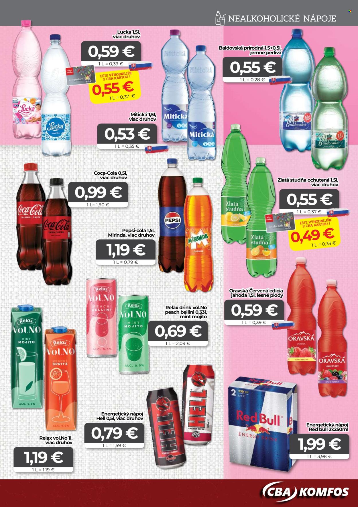 Leták CBA Komfos - 16.8.2024 - 31.8.2024. Strana 13