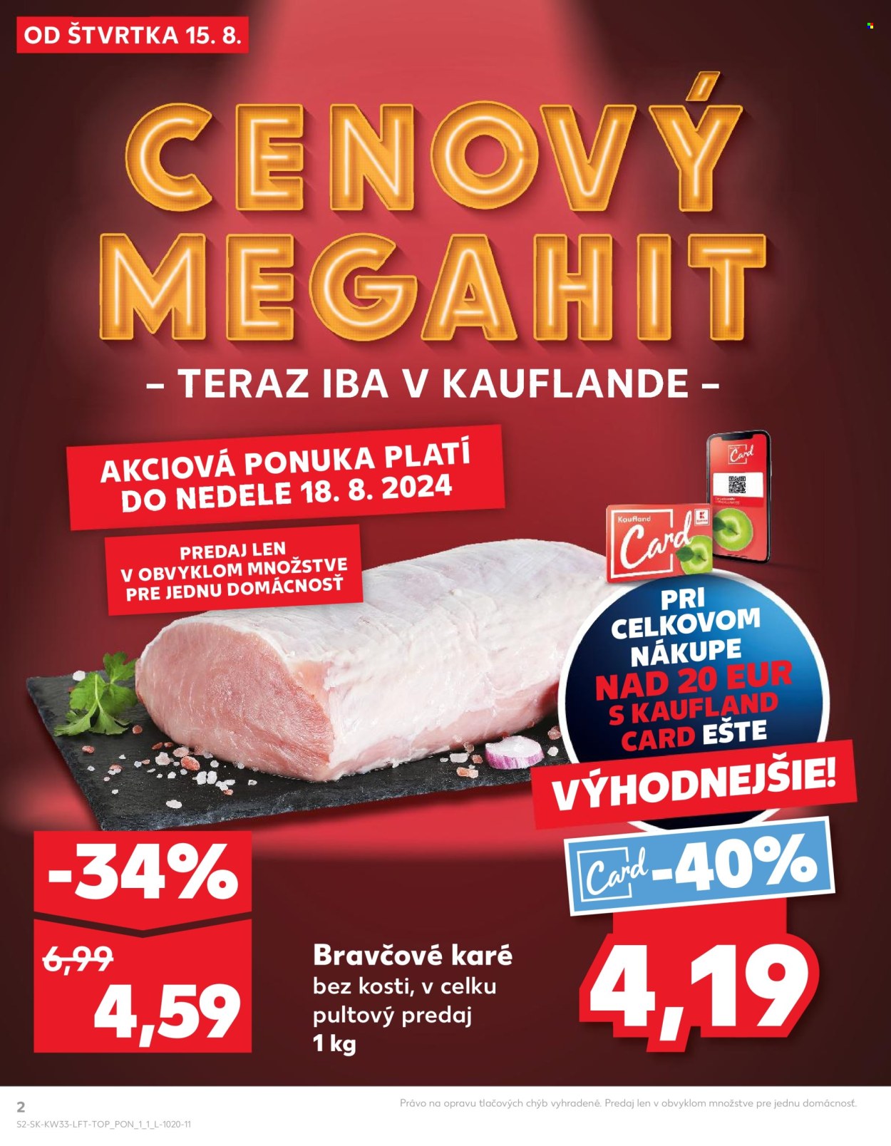 Leták Kaufland - 15.8.2024 - 21.8.2024. Strana 2