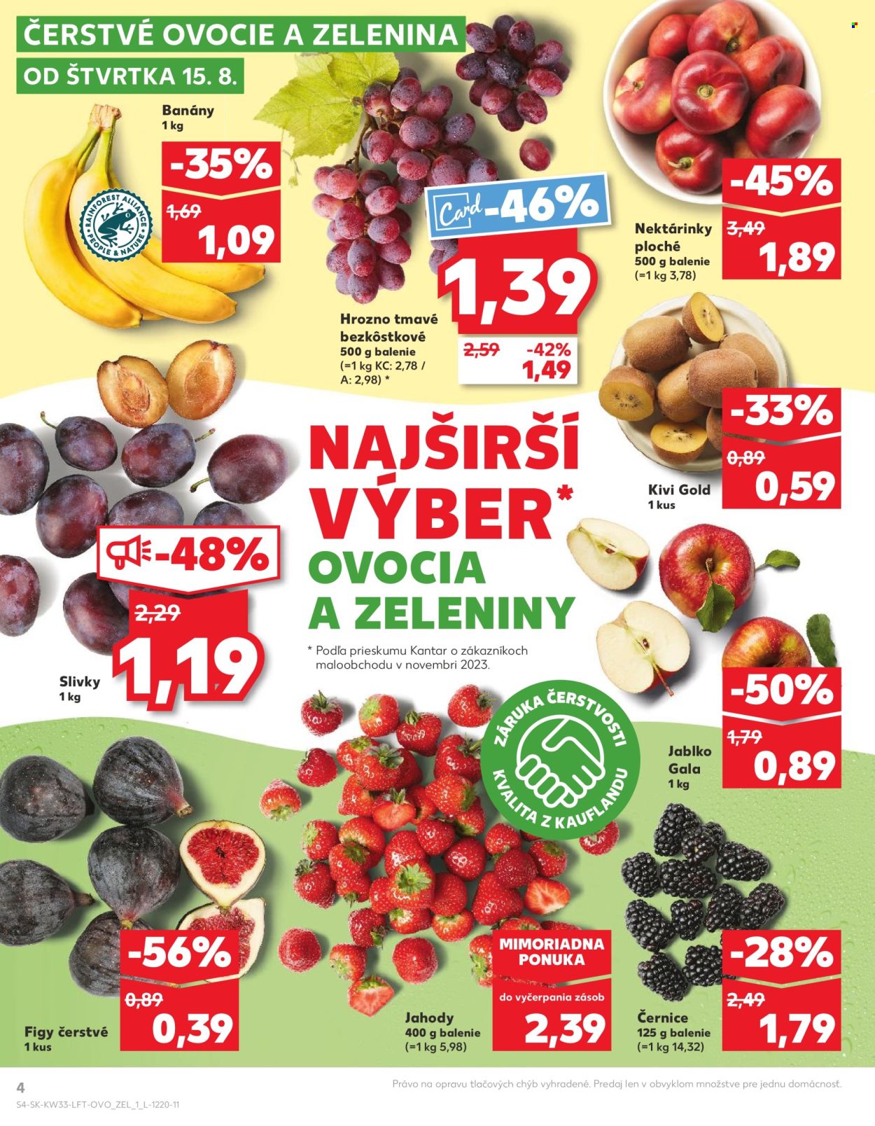 Leták Kaufland - 15.8.2024 - 21.8.2024. Strana 4