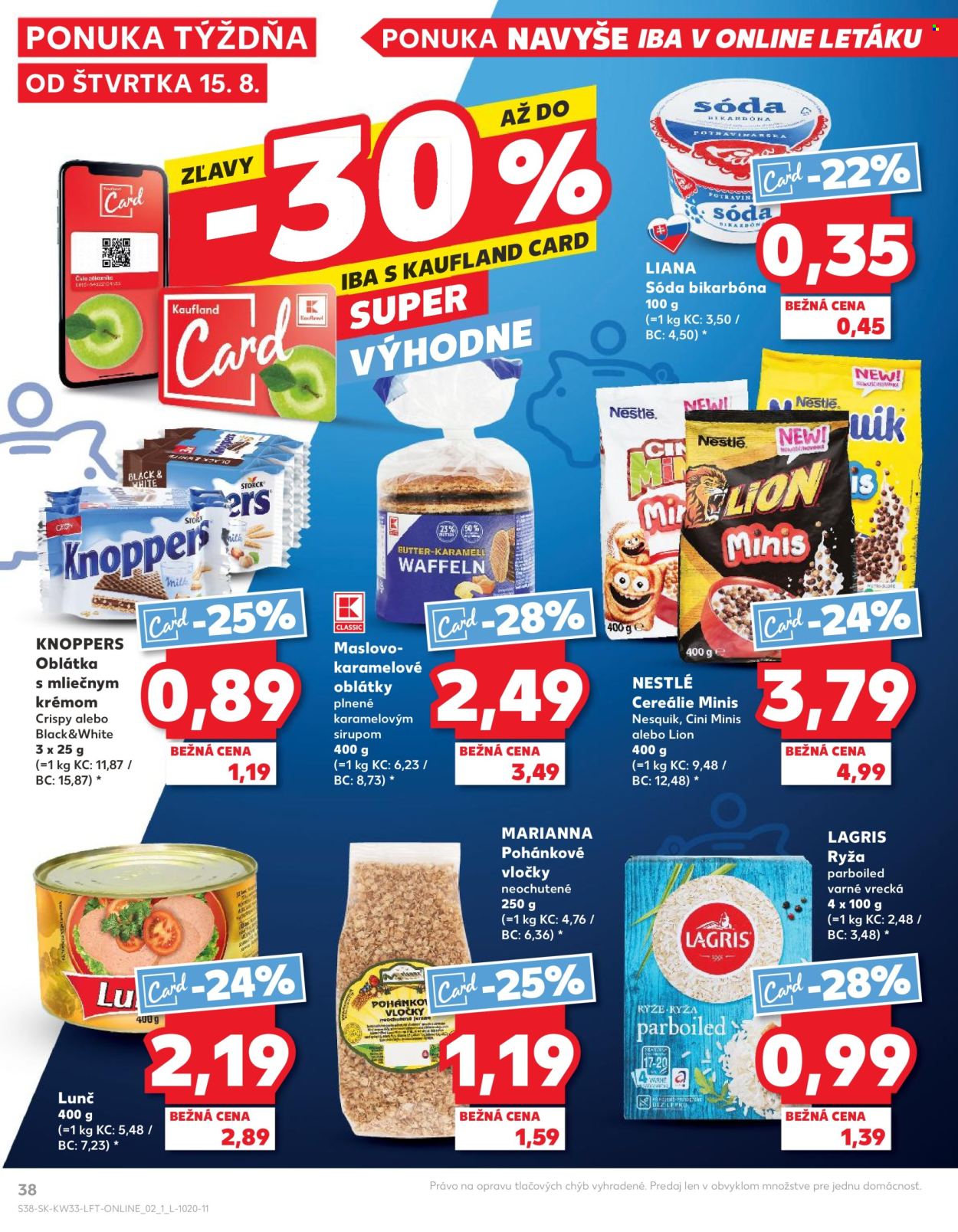Leták Kaufland - 15.8.2024 - 21.8.2024. Strana 38