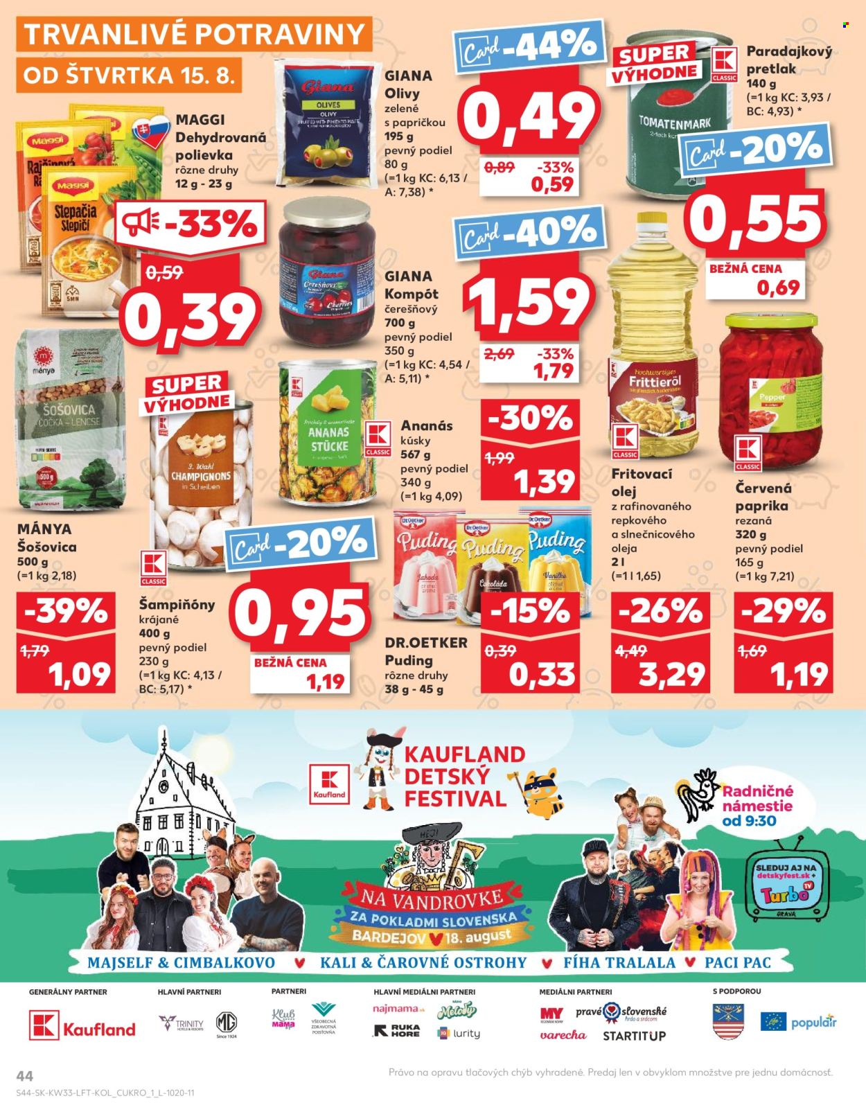 Leták Kaufland - 15.8.2024 - 21.8.2024. Strana 44