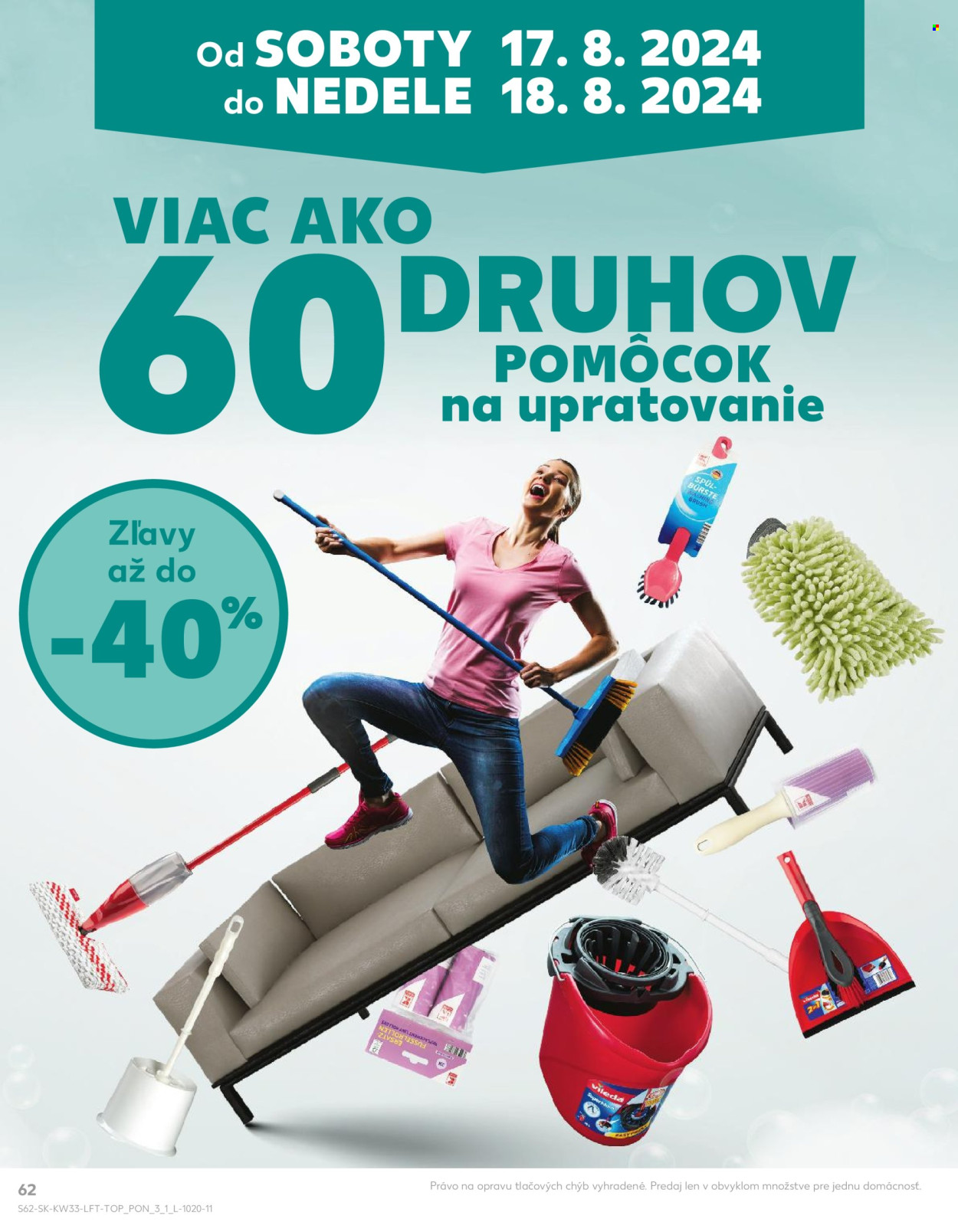 Leták Kaufland - 15.8.2024 - 21.8.2024. Strana 62