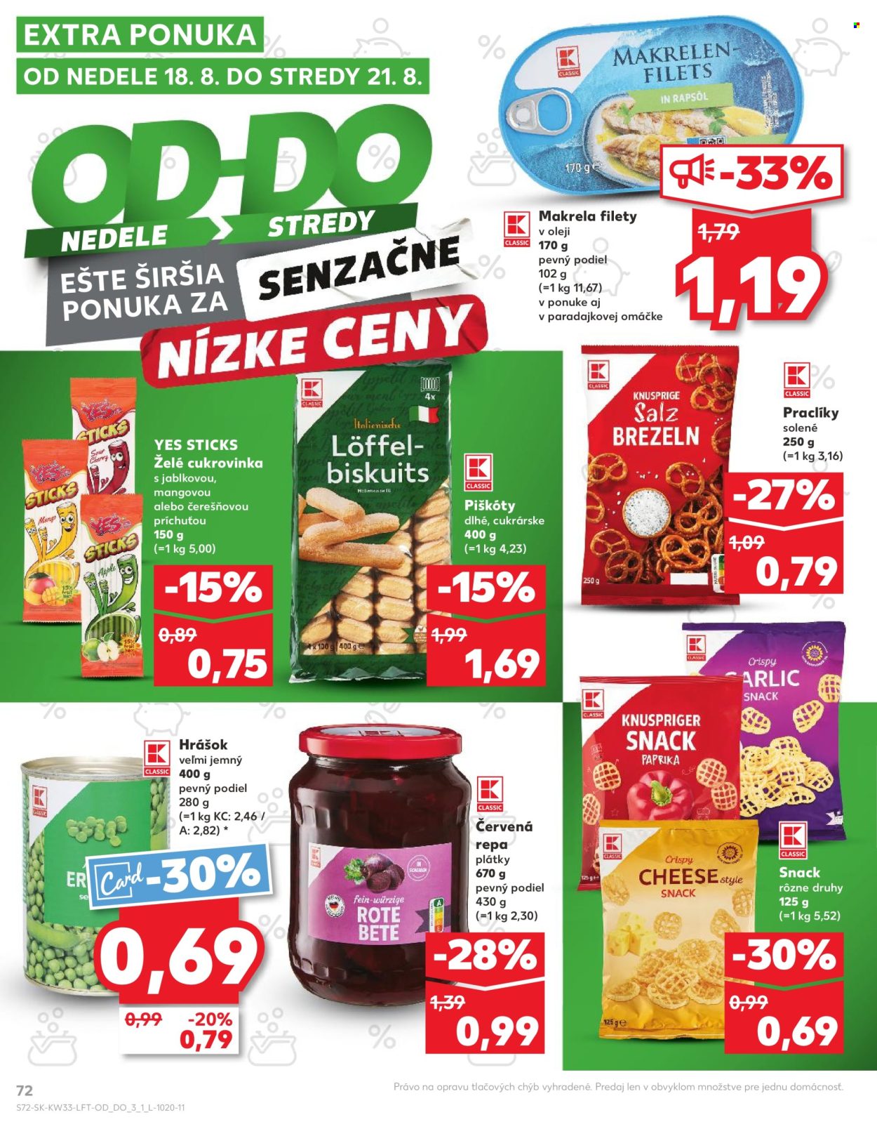 Leták Kaufland - 15.8.2024 - 21.8.2024. Strana 72