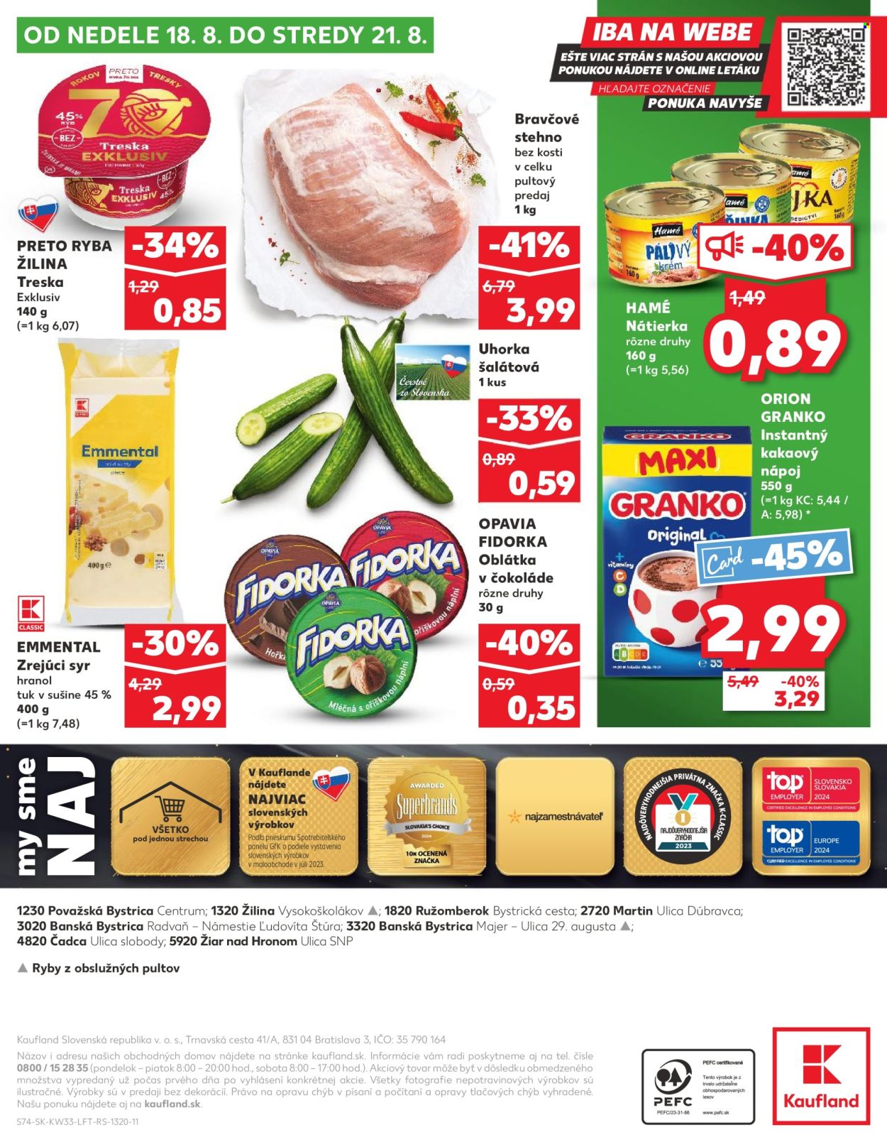 Leták Kaufland - 15.8.2024 - 21.8.2024. Strana 74