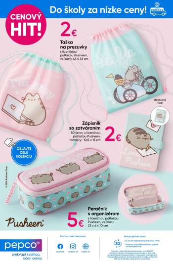 thumbnail - Ružová taška na topánky s licenčným vzorom Pusheen