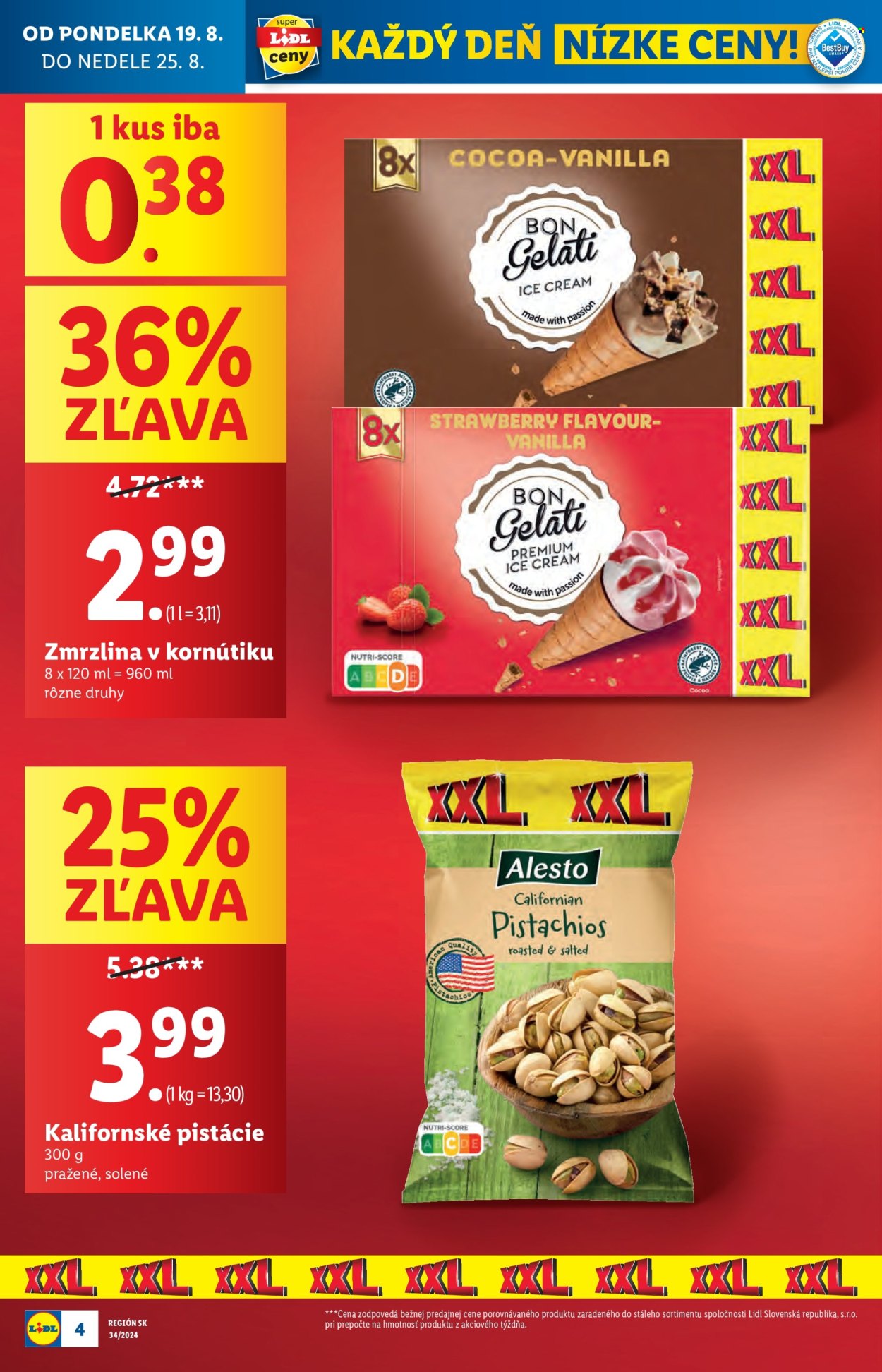 Leták Lidl - 19.8.2024 - 25.8.2024. Strana 4