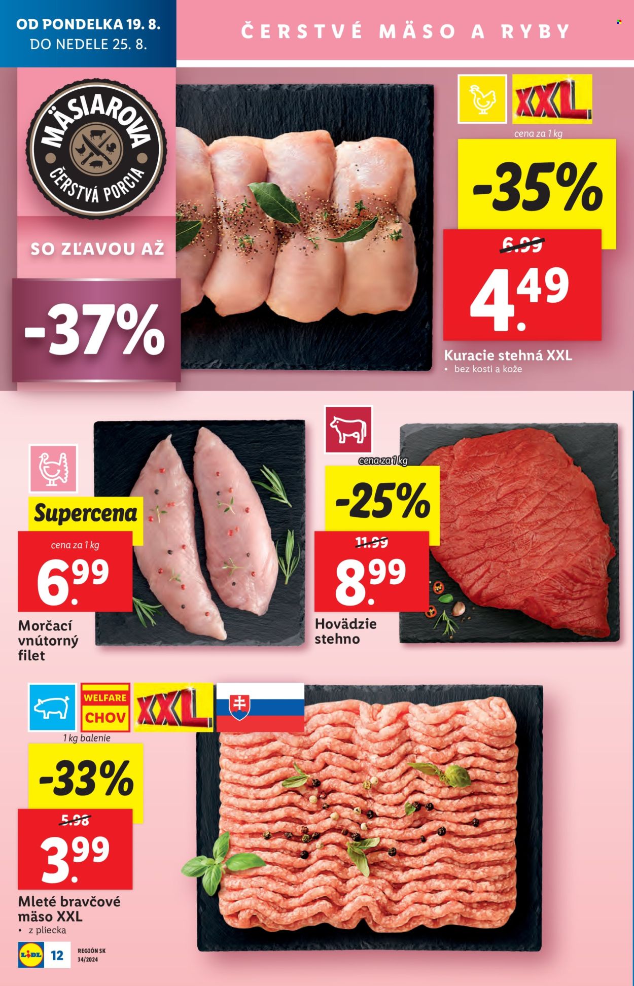 Leták Lidl - 19.8.2024 - 25.8.2024. Strana 12