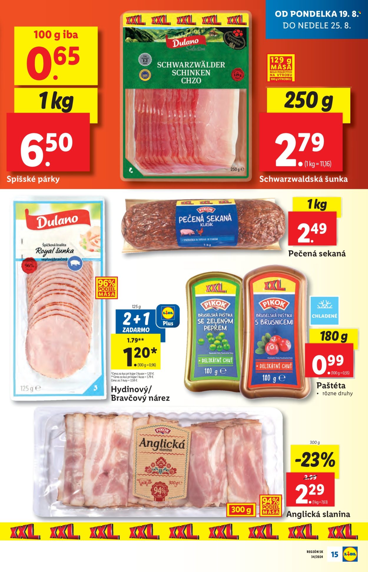 Leták Lidl - 19.8.2024 - 25.8.2024. Strana 15