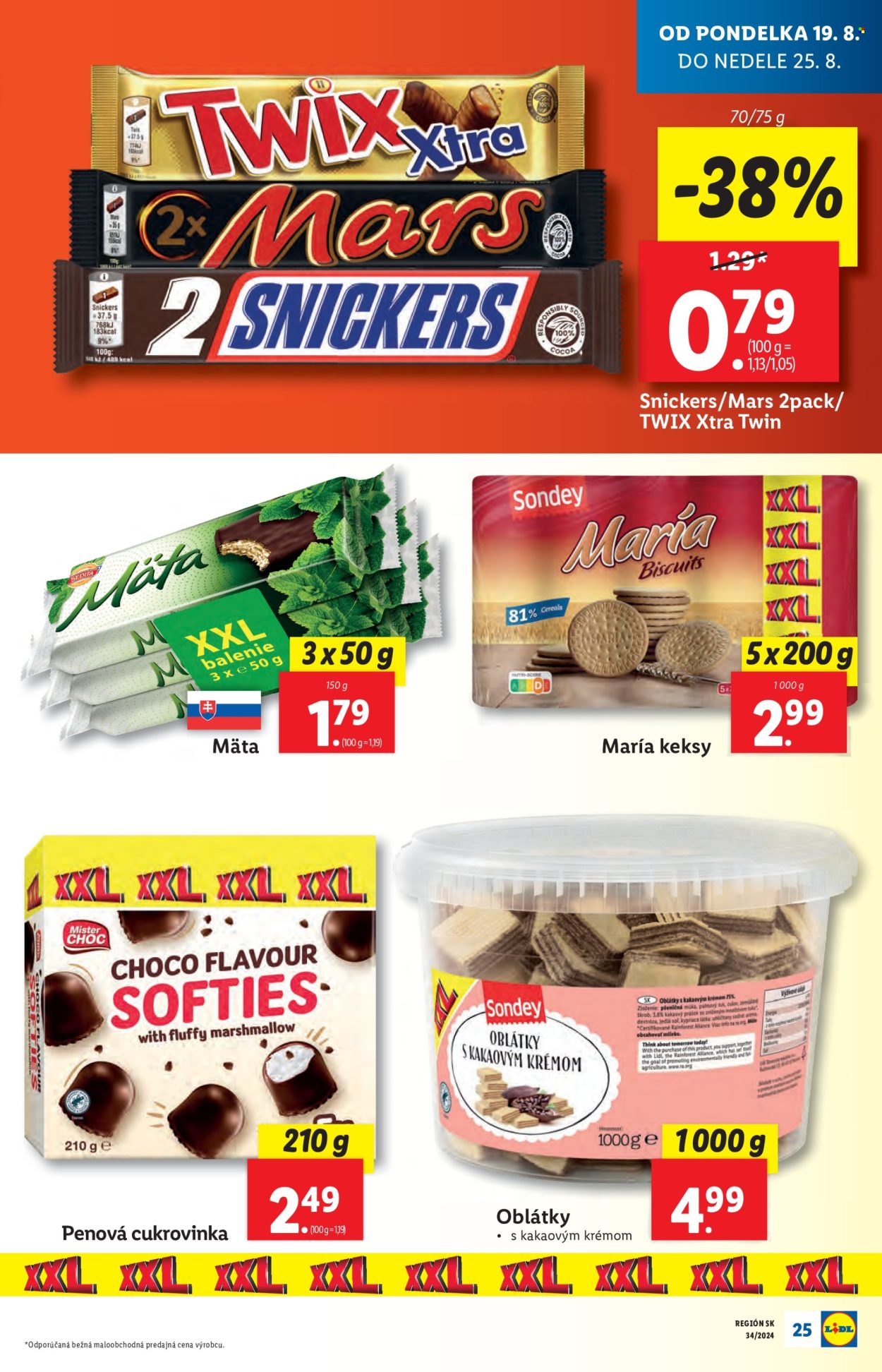 Leták Lidl - 19.8.2024 - 25.8.2024. Strana 25