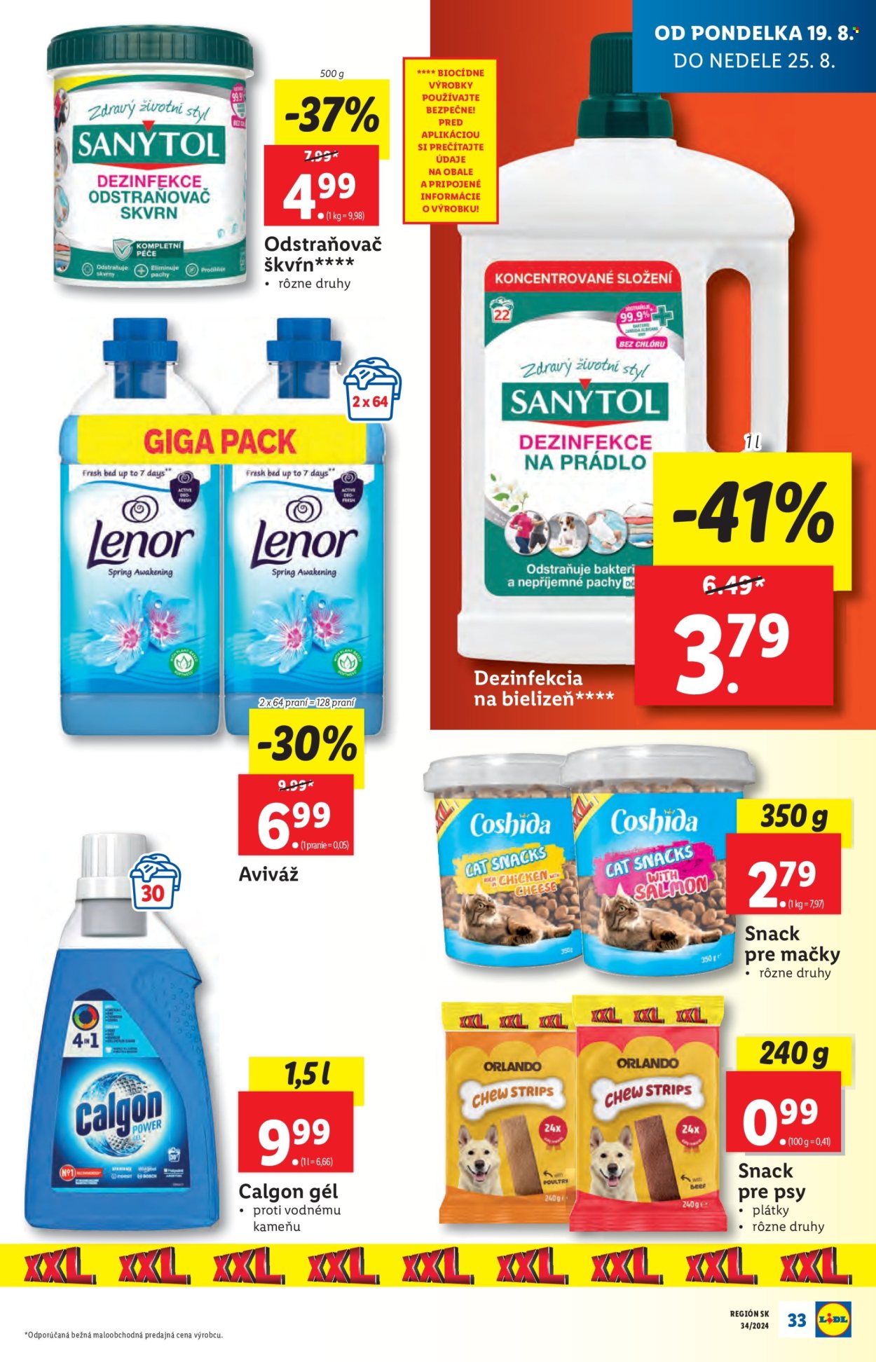 Leták Lidl - 19.8.2024 - 25.8.2024. Strana 33