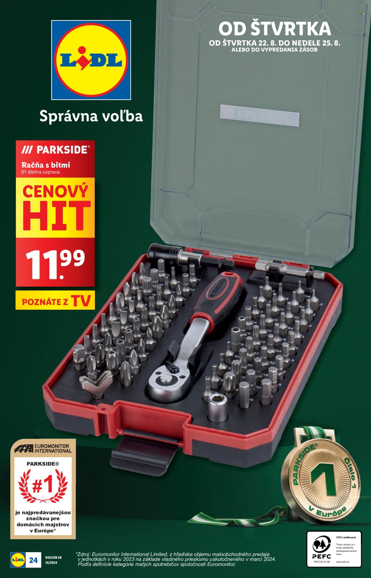 Leták Lidl - 19.8.2024 - 25.8.2024. Strana 44