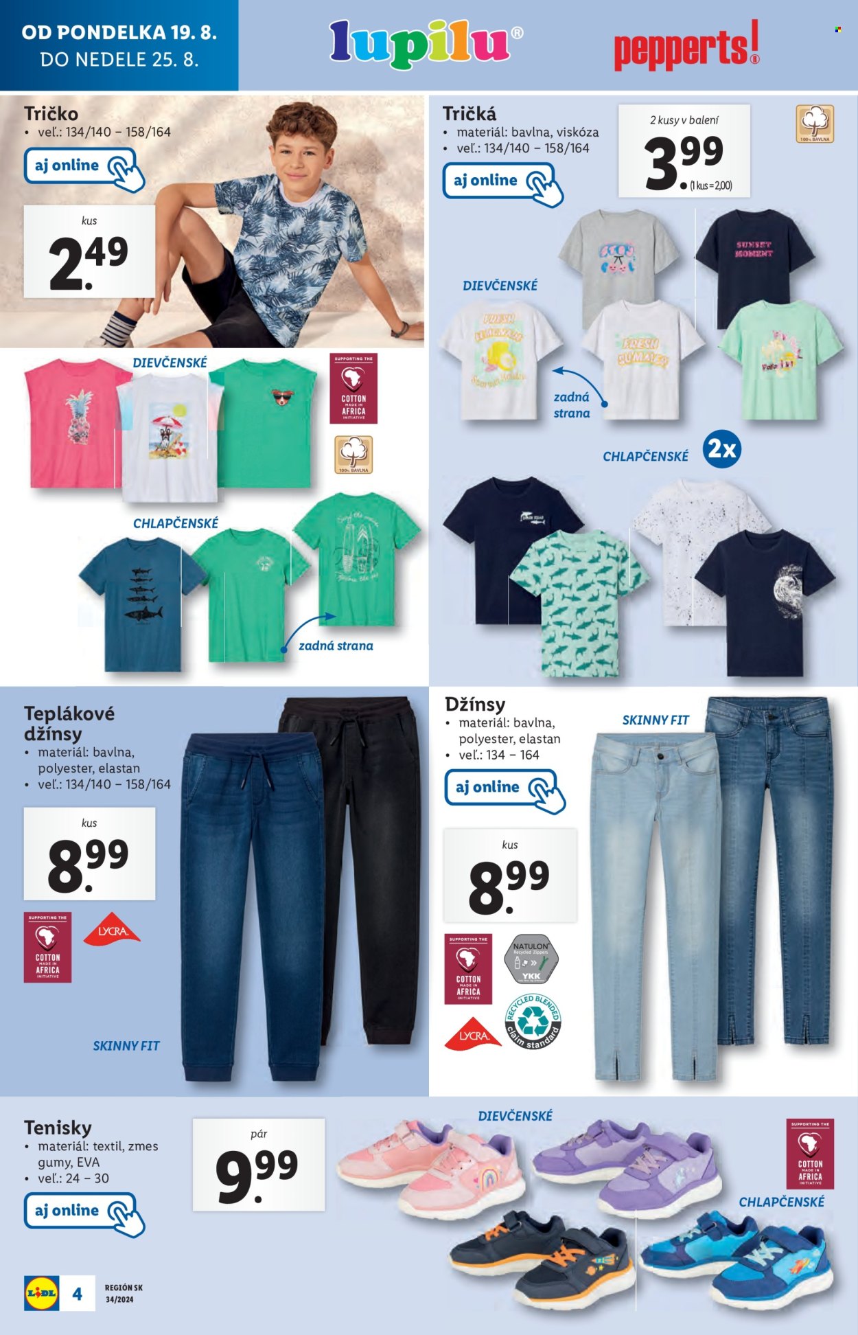 Leták Lidl - 19.8.2024 - 25.8.2024. Strana 4