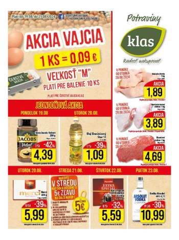 Leták Klas - 19.8.2024 - 25.8.2024.