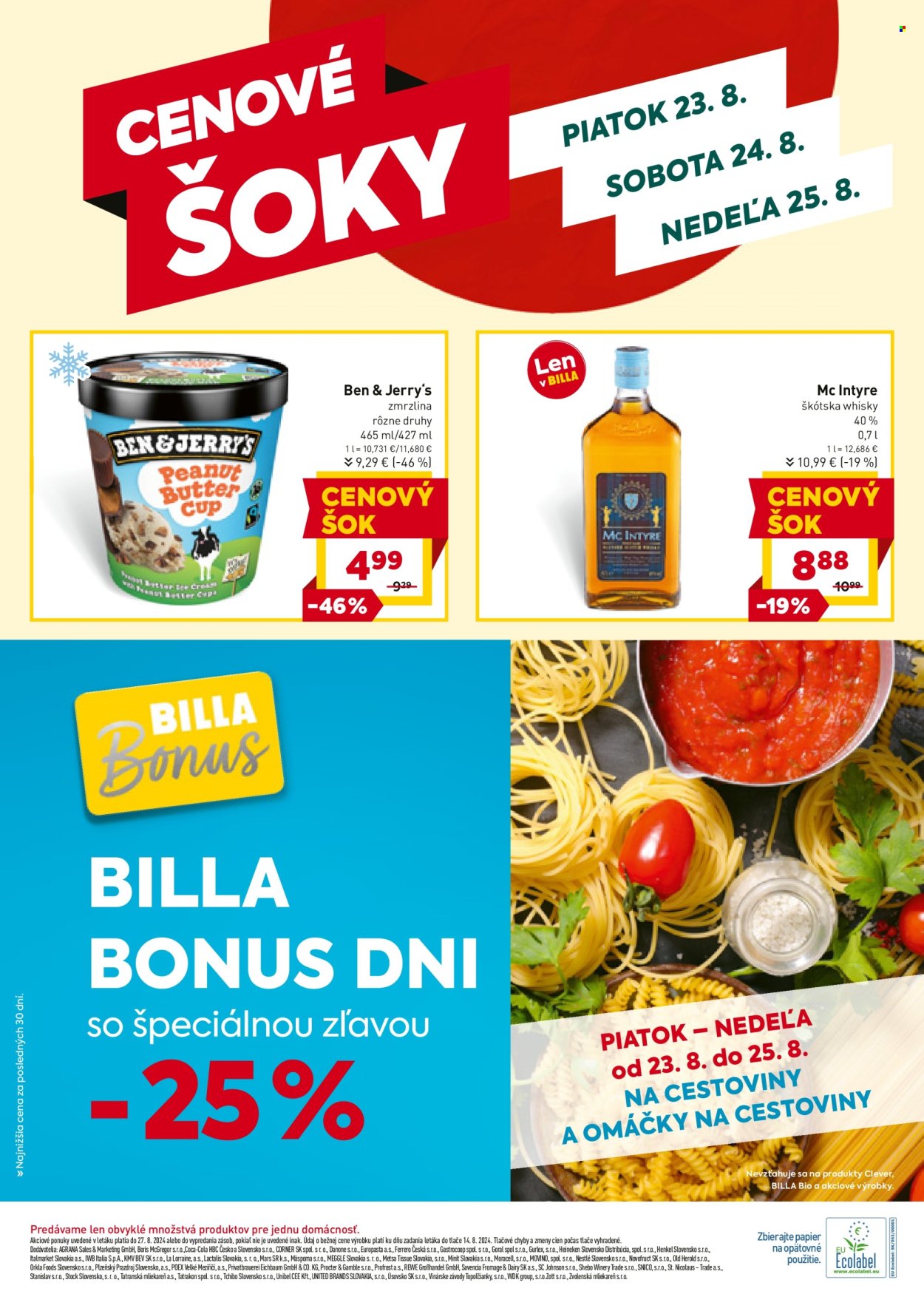 Leták Billa - 21.8.2024 - 27.8.2024. Strana 20