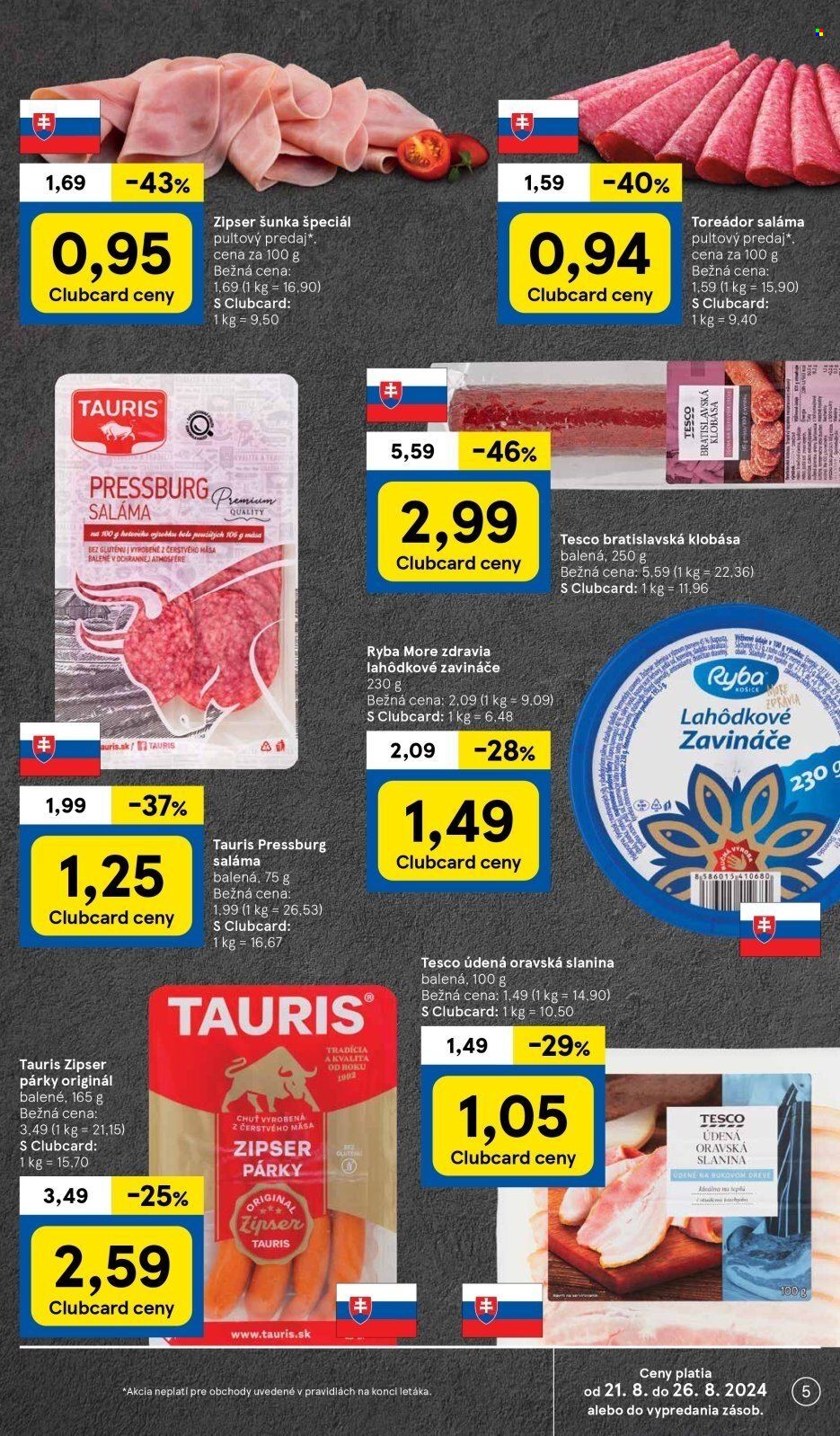 Leták TESCO hypermarket - 21.8.2024 - 26.8.2024. Strana 5