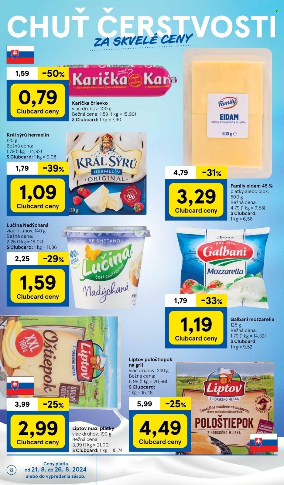Leták TESCO hypermarket - 21.8.2024 - 26.8.2024. Strana 8