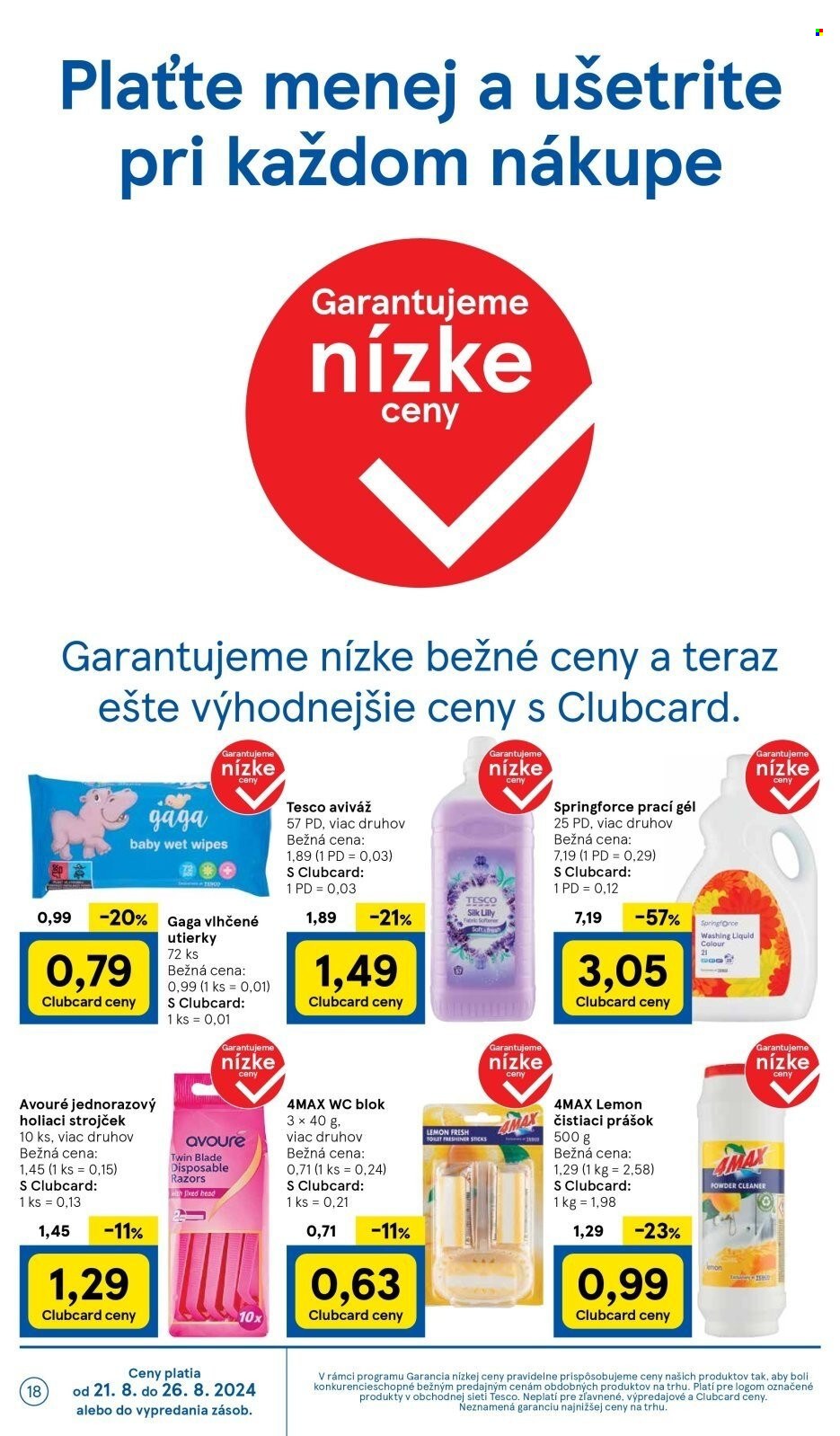 Leták TESCO hypermarket - 21.8.2024 - 26.8.2024. Strana 18