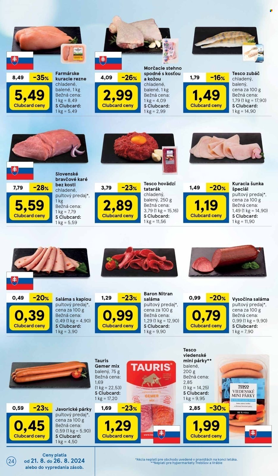 Leták TESCO hypermarket - 21.8.2024 - 26.8.2024. Strana 24
