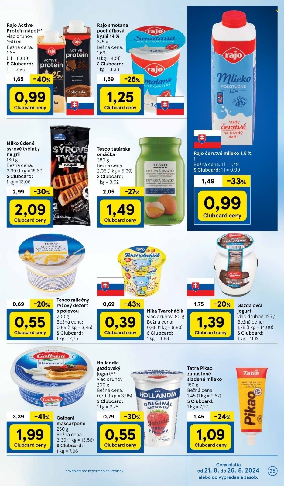 Leták TESCO hypermarket - 21.8.2024 - 26.8.2024. Strana 25