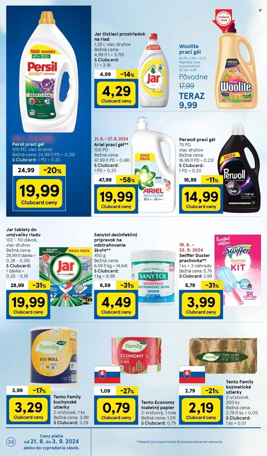 Leták TESCO hypermarket - 21.8.2024 - 26.8.2024. Strana 34