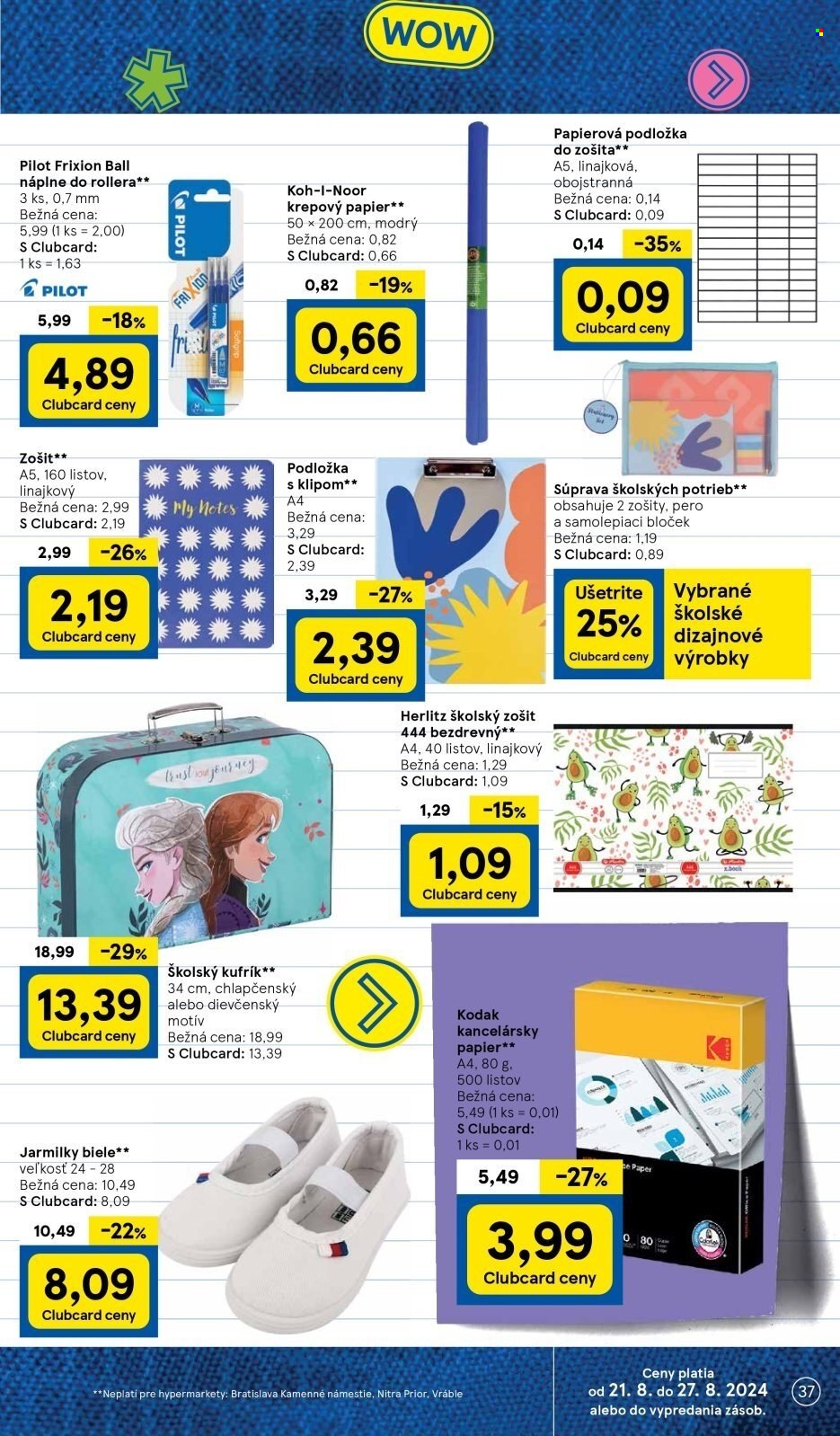 Leták TESCO hypermarket - 21.8.2024 - 26.8.2024. Strana 37