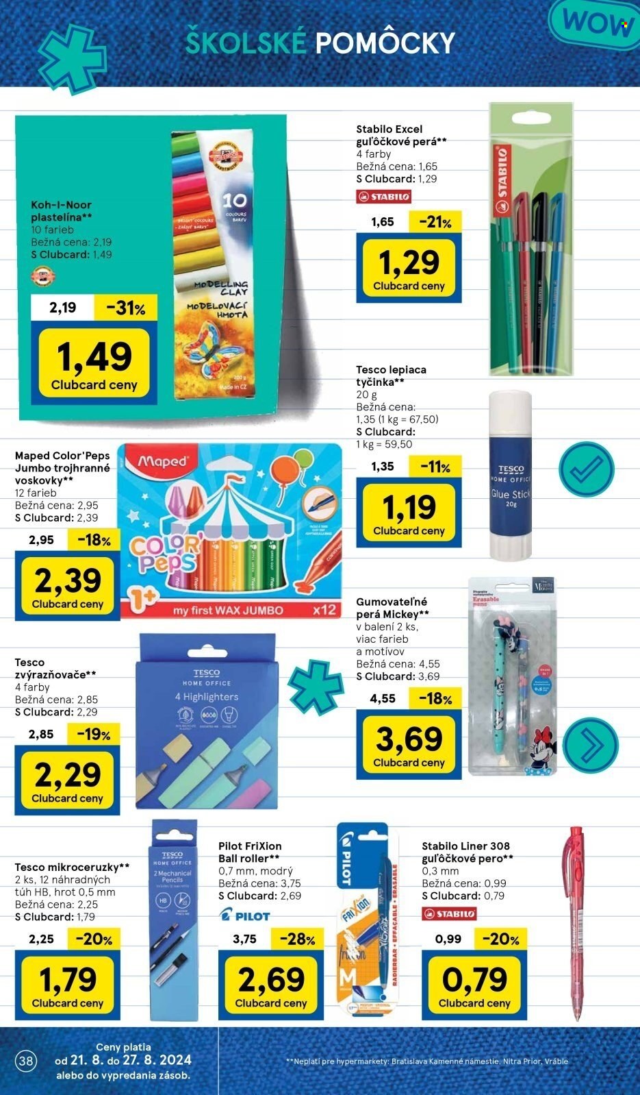 Leták TESCO hypermarket - 21.8.2024 - 26.8.2024. Strana 38