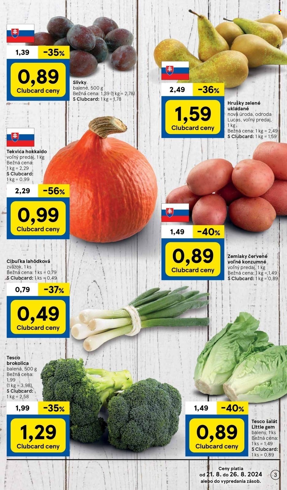 Leták TESCO supermarket - 21.8.2024 - 26.8.2024. Strana 3