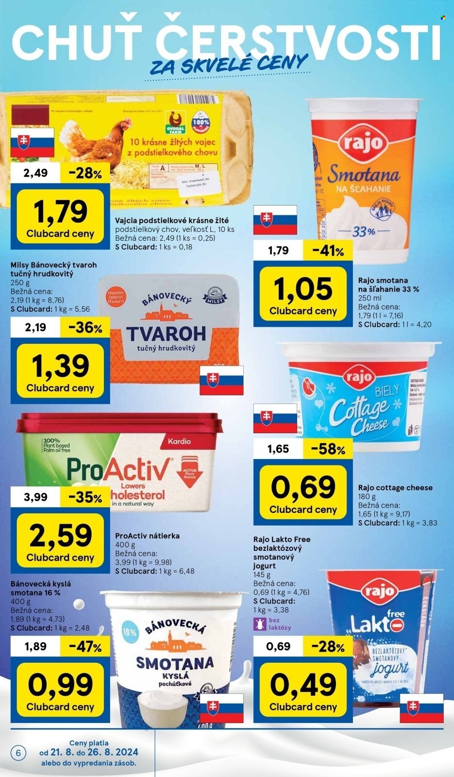 Leták TESCO supermarket - 21.8.2024 - 26.8.2024. Strana 6