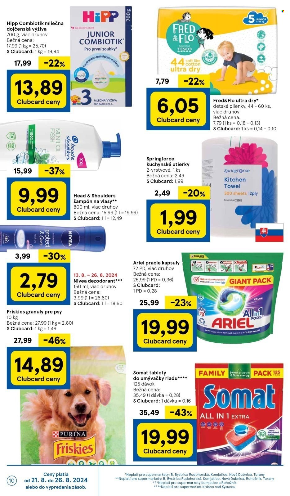 Leták TESCO supermarket - 21.8.2024 - 26.8.2024. Strana 10