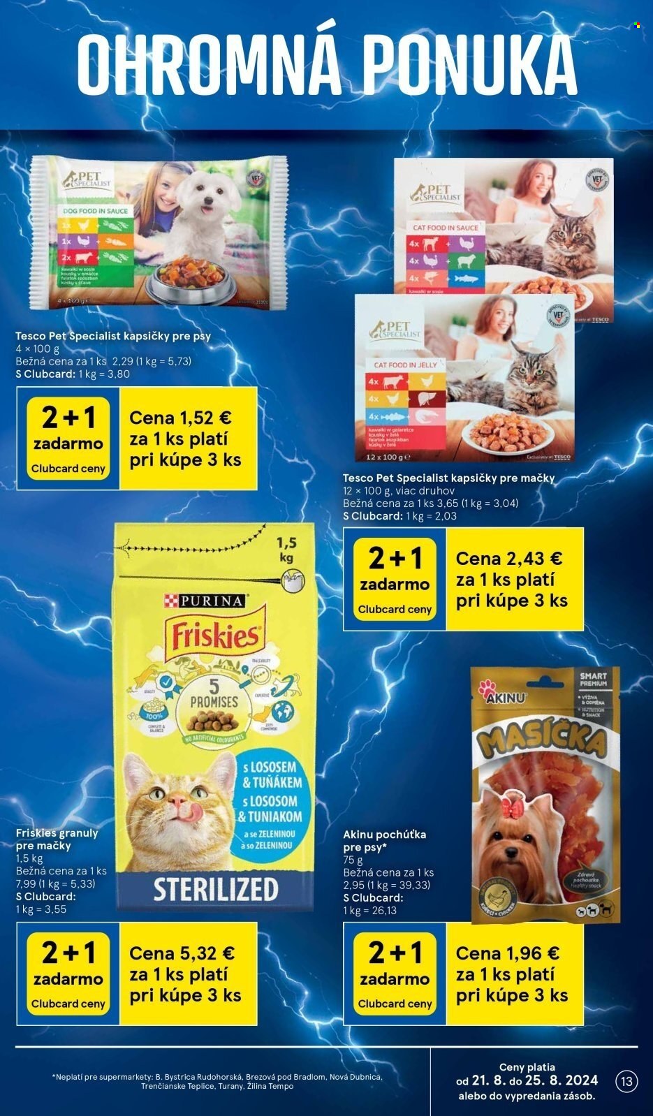 Leták TESCO supermarket - 21.8.2024 - 26.8.2024. Strana 13