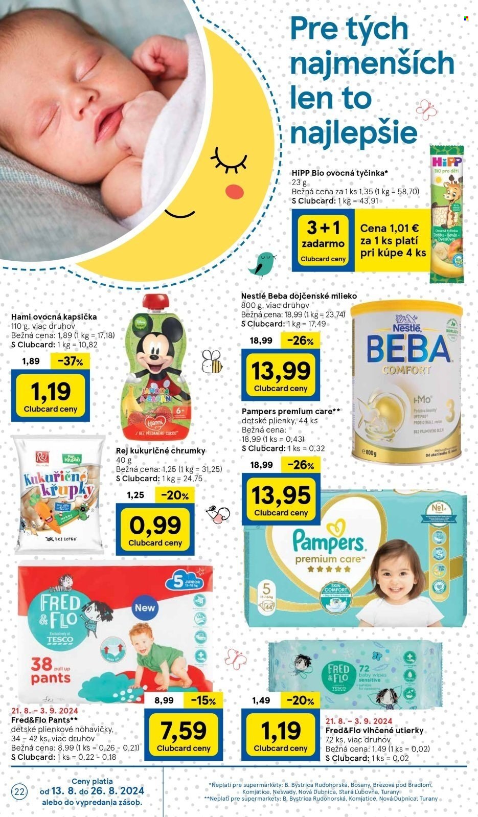 Leták TESCO supermarket - 21.8.2024 - 26.8.2024. Strana 22