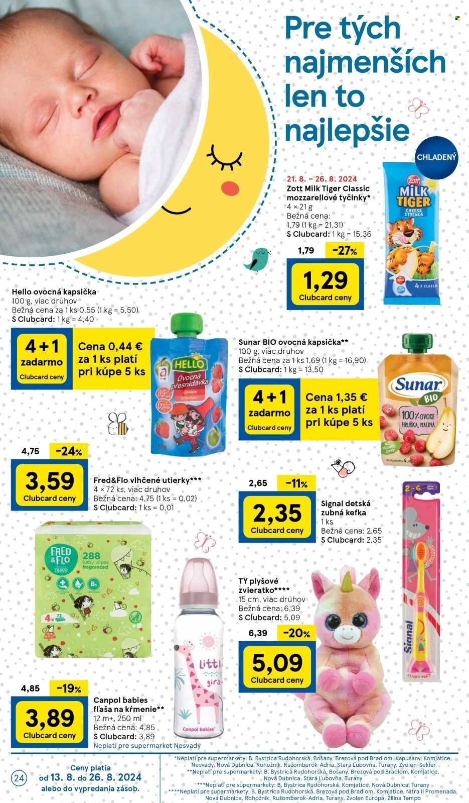 Leták TESCO supermarket - 21.8.2024 - 26.8.2024. Strana 24