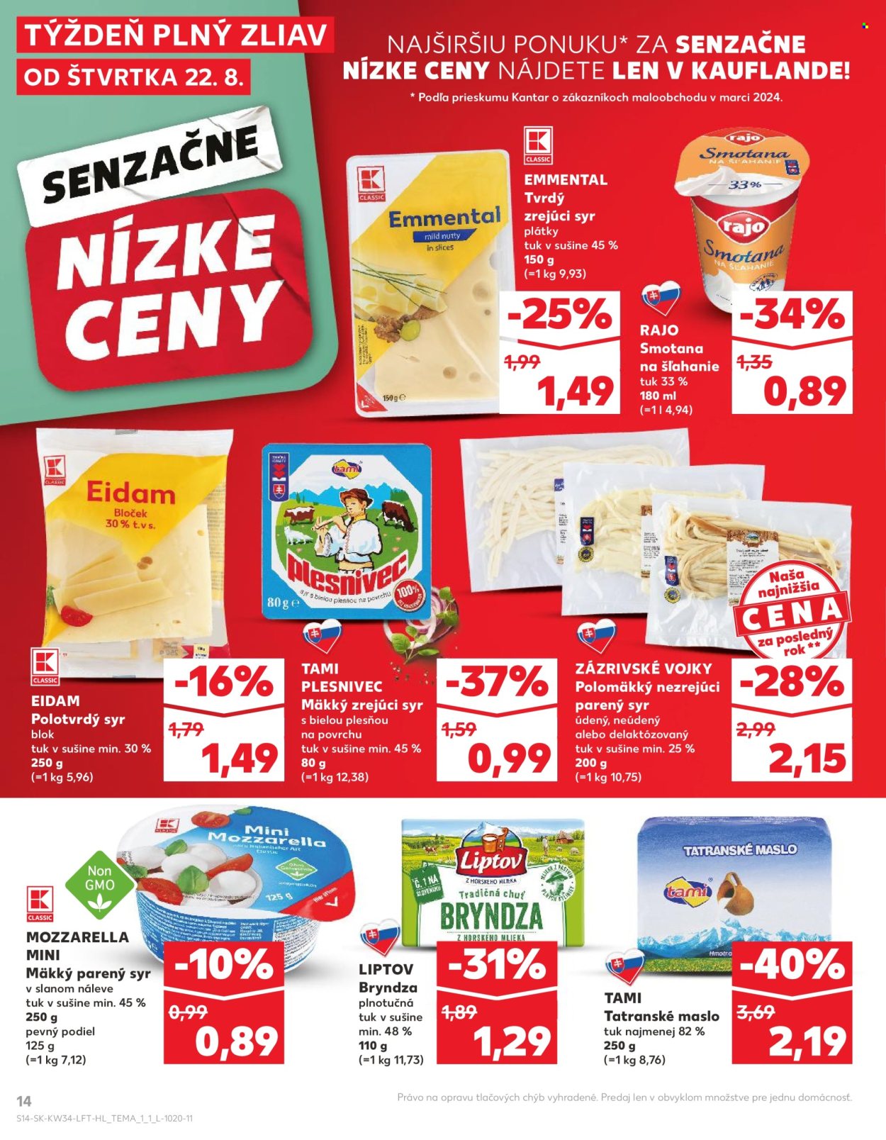 Leták Kaufland - 22.8.2024 - 28.8.2024. Strana 14