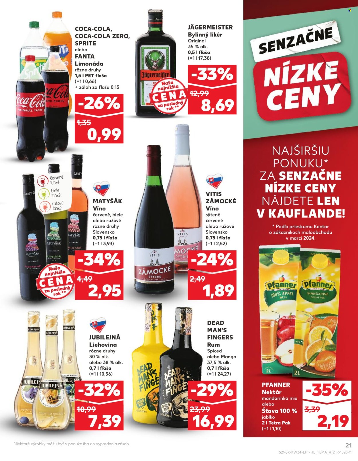 Leták Kaufland - 22.8.2024 - 28.8.2024. Strana 21