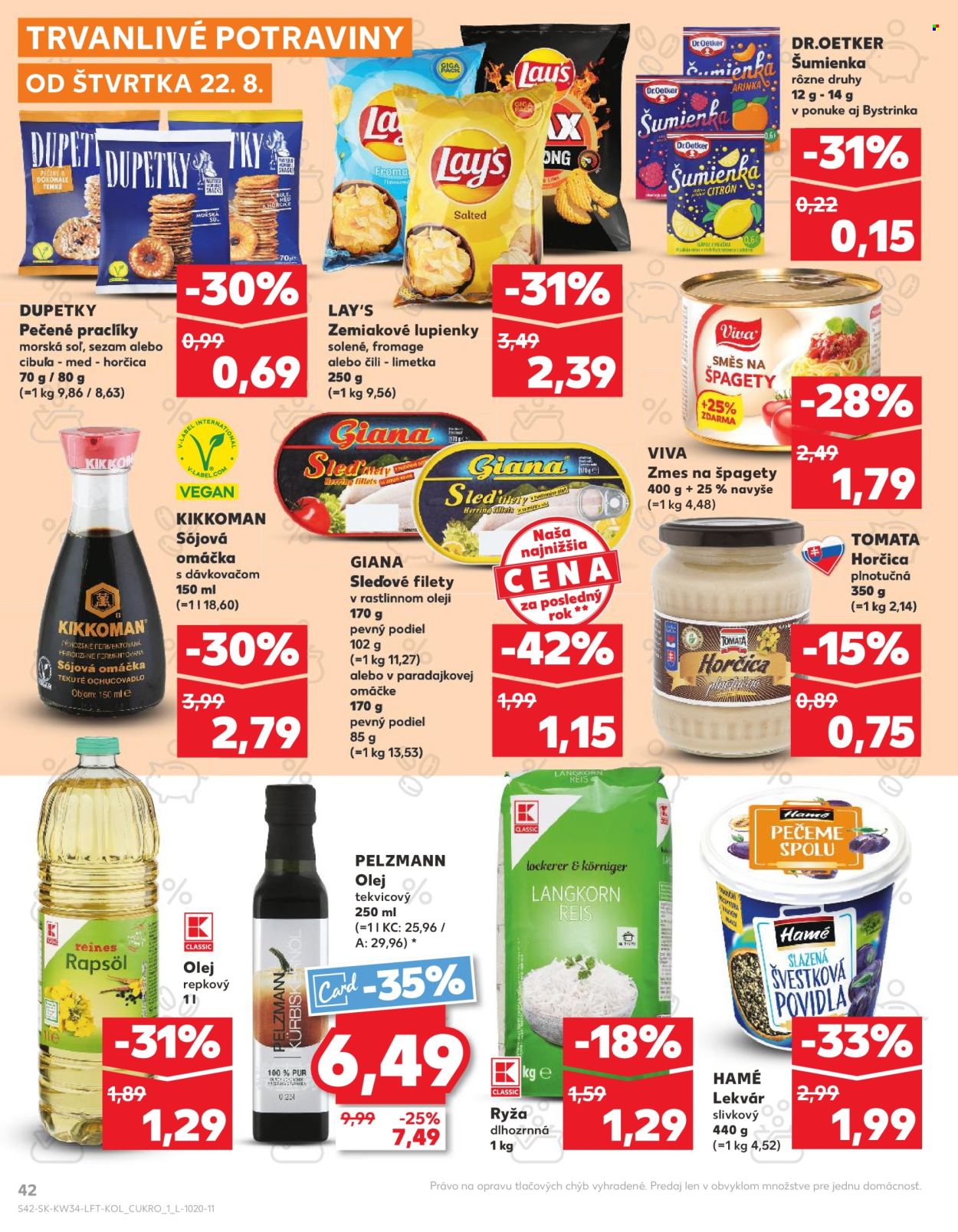 Leták Kaufland - 22.8.2024 - 28.8.2024. Strana 42