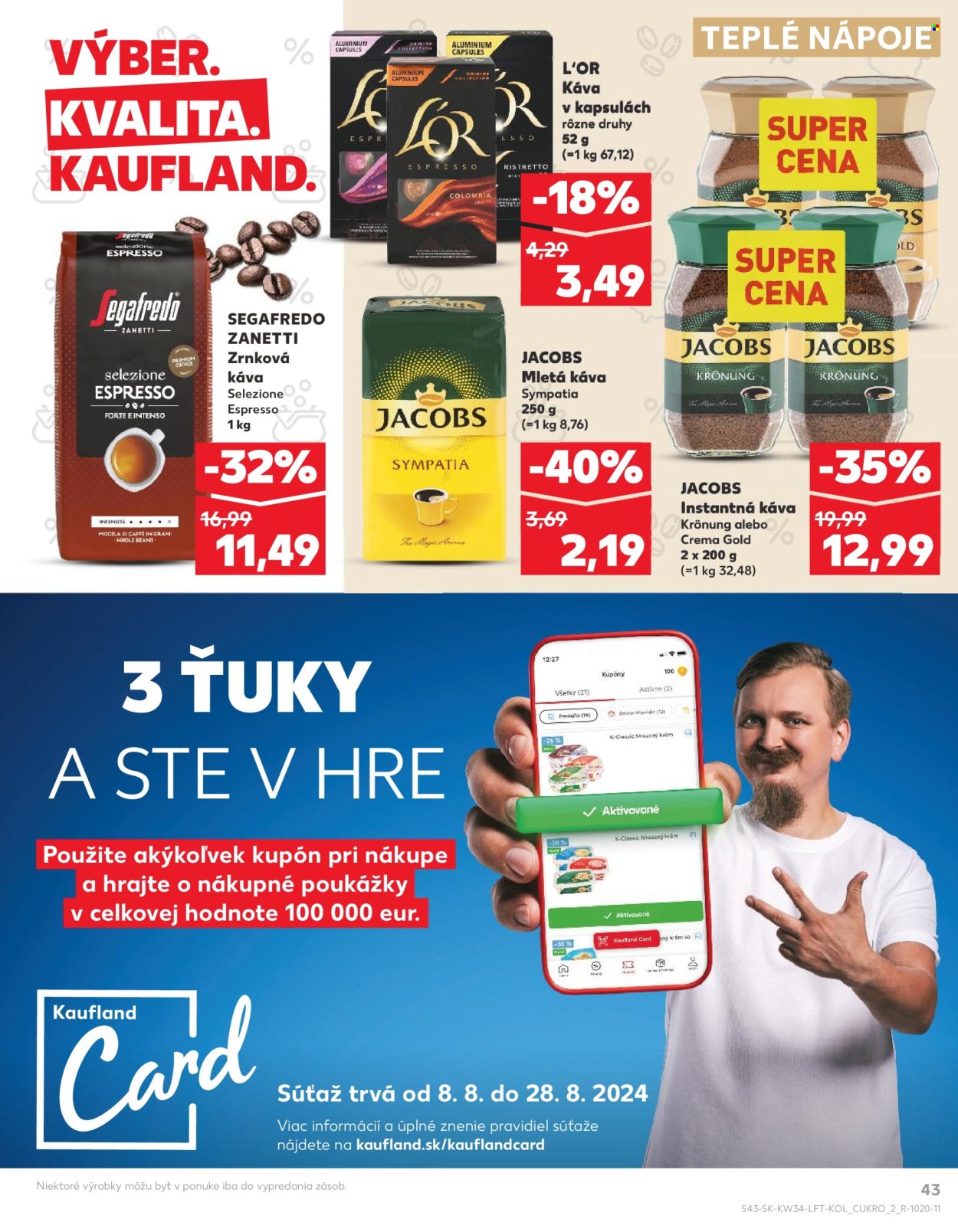 Leták Kaufland - 22.8.2024 - 28.8.2024. Strana 43