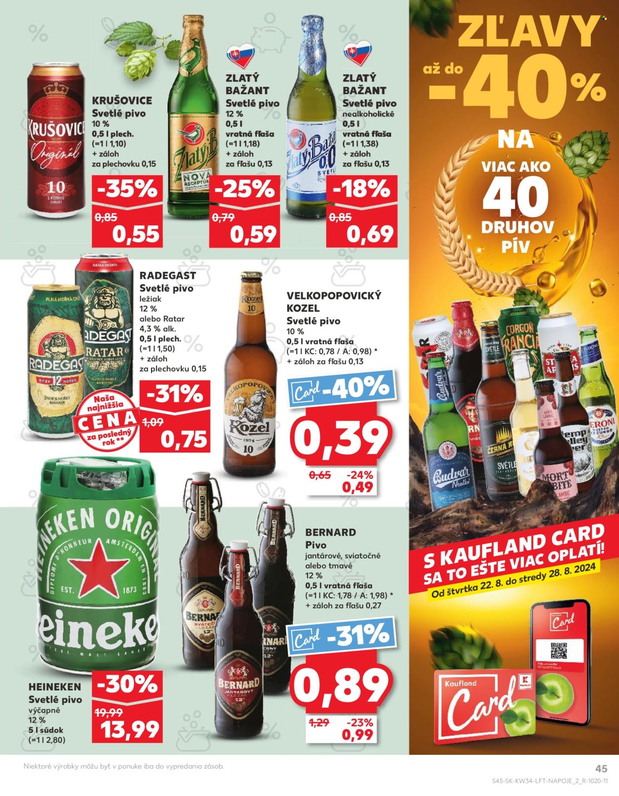Leták Kaufland - 22.8.2024 - 28.8.2024. Strana 45
