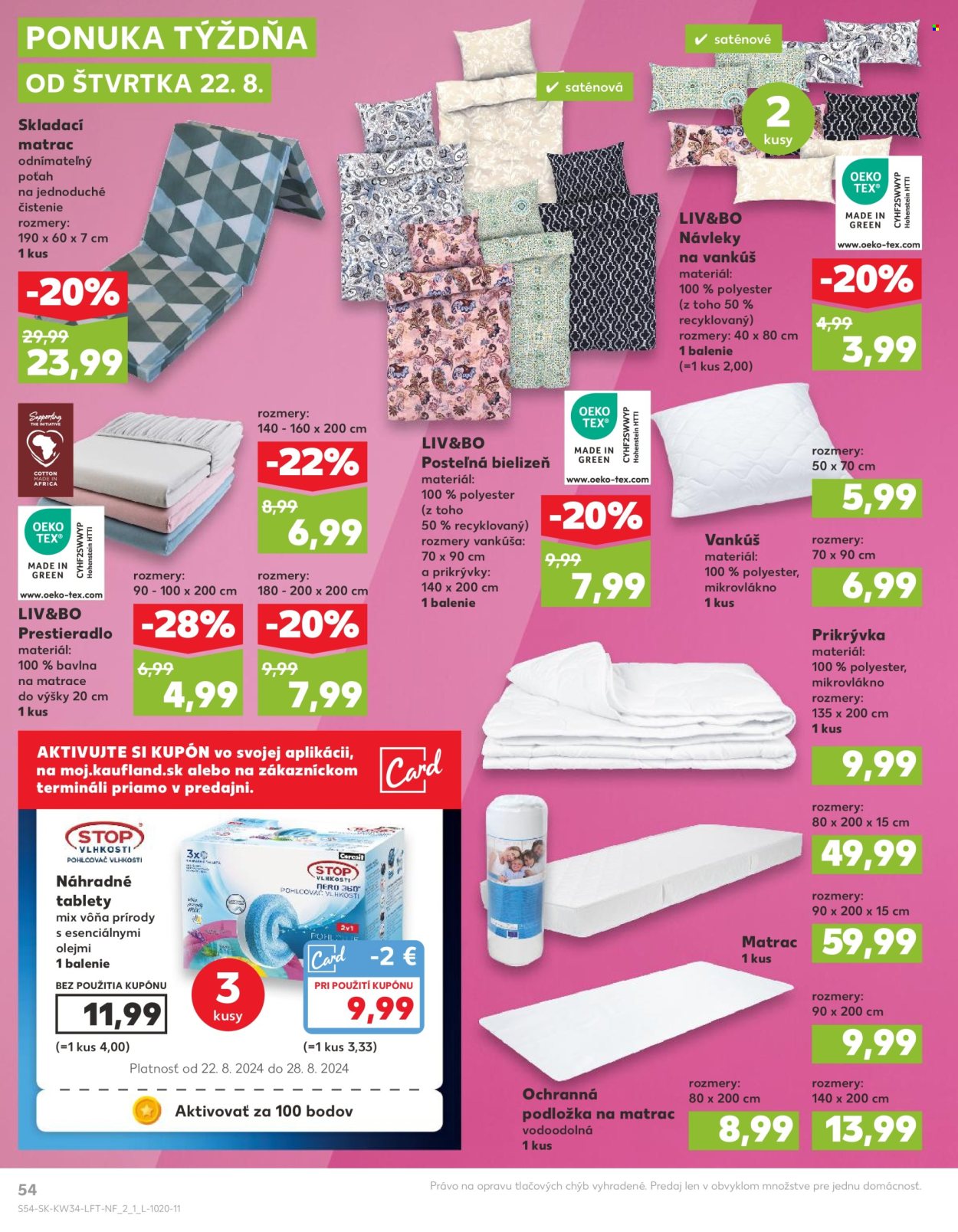 Leták Kaufland - 22.8.2024 - 28.8.2024. Strana 54