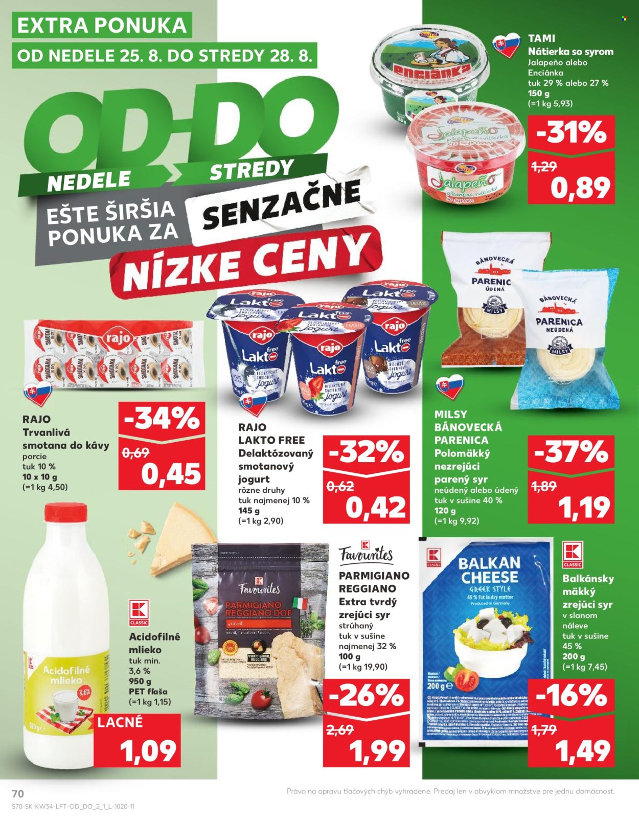 Leták Kaufland - 22.8.2024 - 28.8.2024. Strana 70