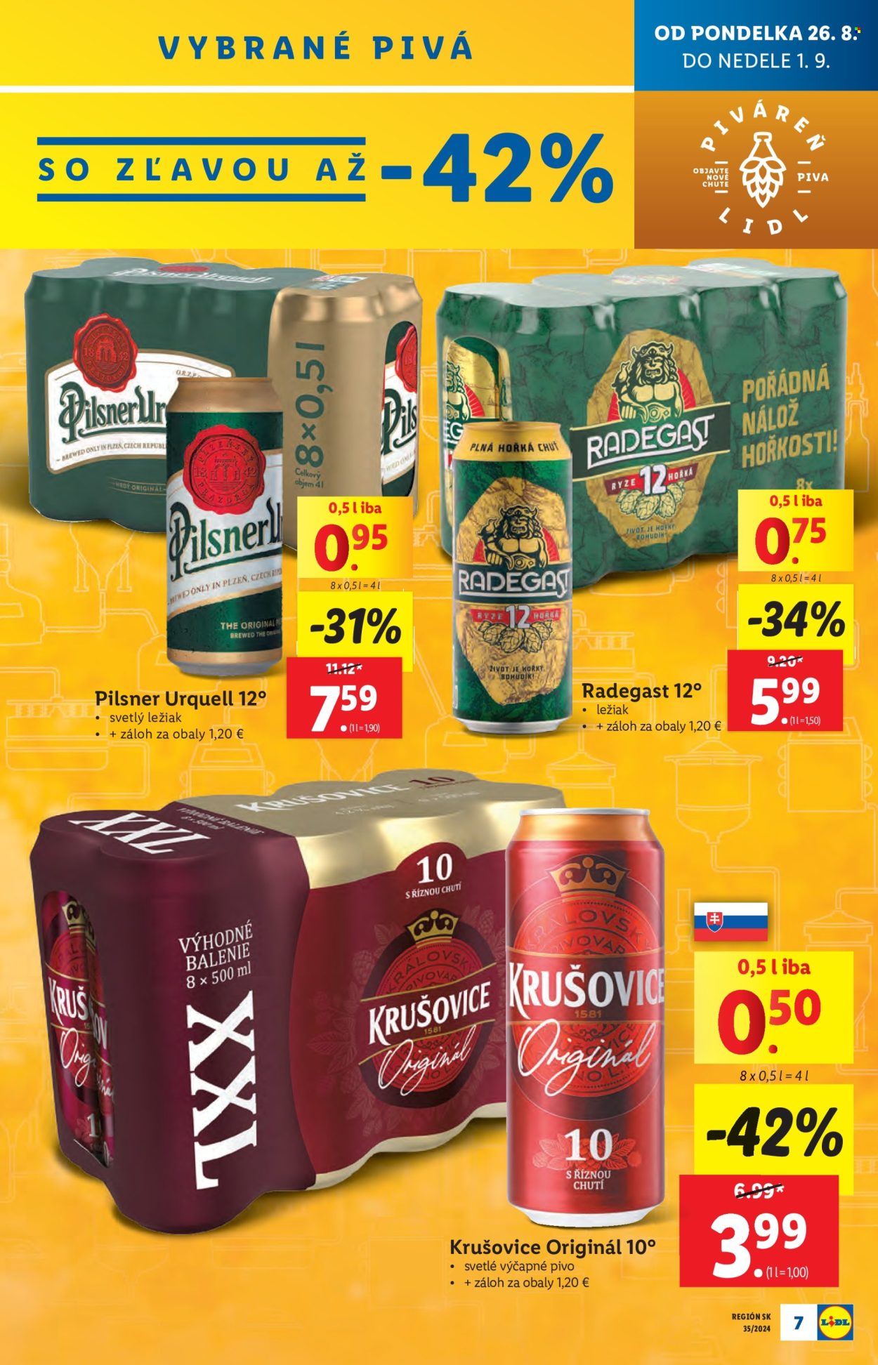 Leták Lidl - 26.8.2024 - 1.9.2024. Strana 9